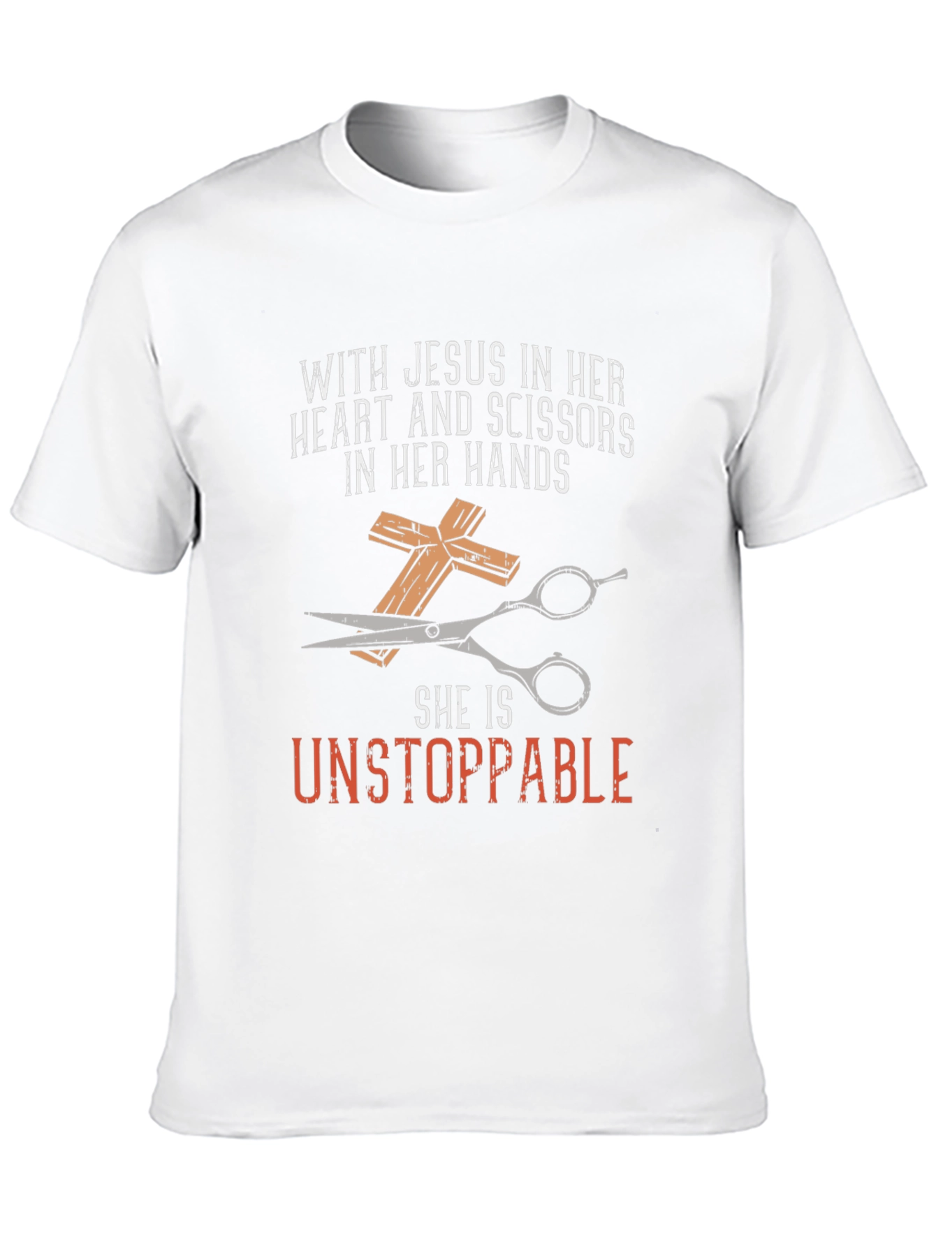 Jesus & Scissors T-Shirt: Unstoppable Faith