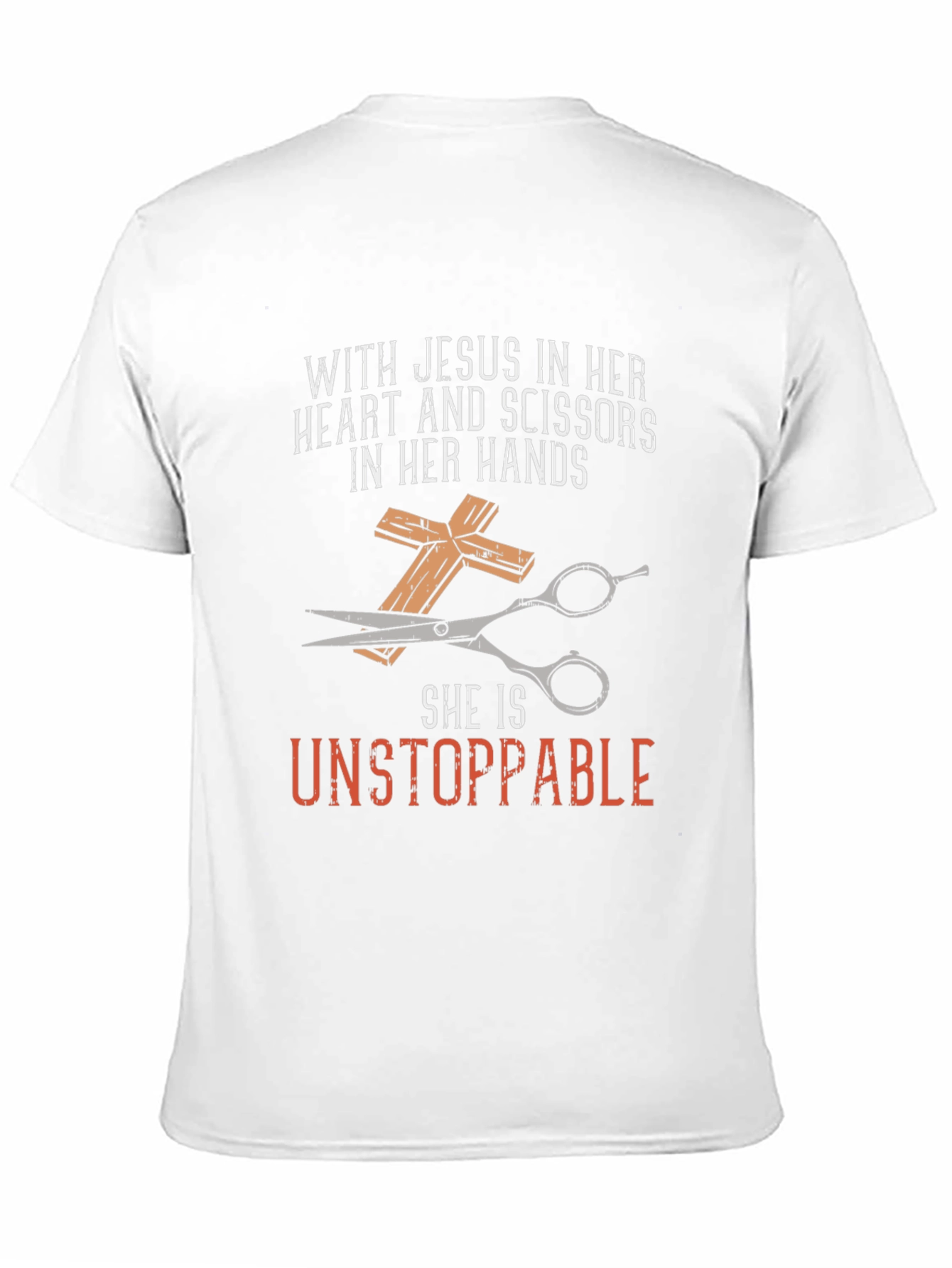 Jesus & Scissors T-Shirt: Unstoppable Faith