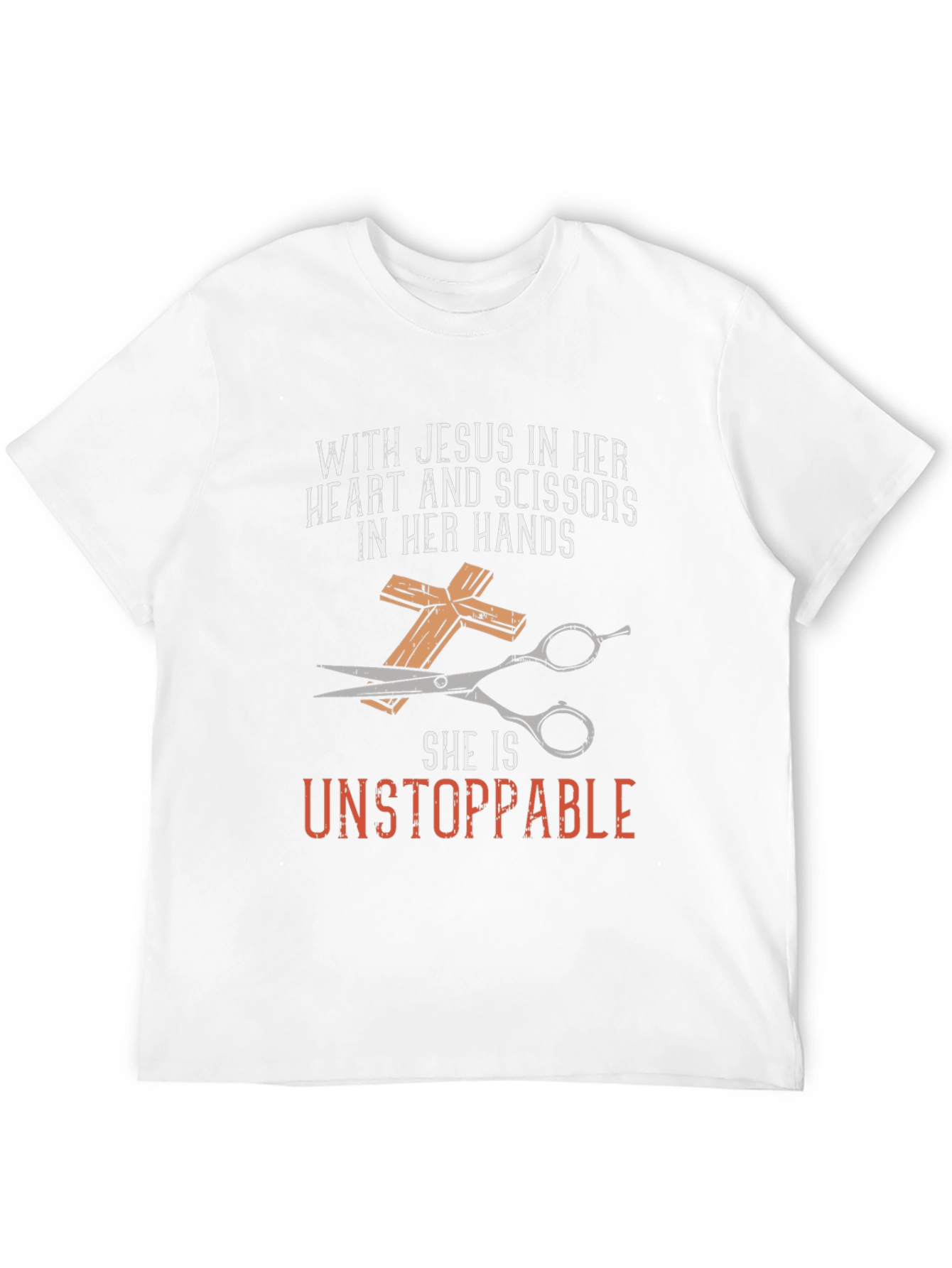 Jesus & Scissors T-Shirt: Unstoppable Faith