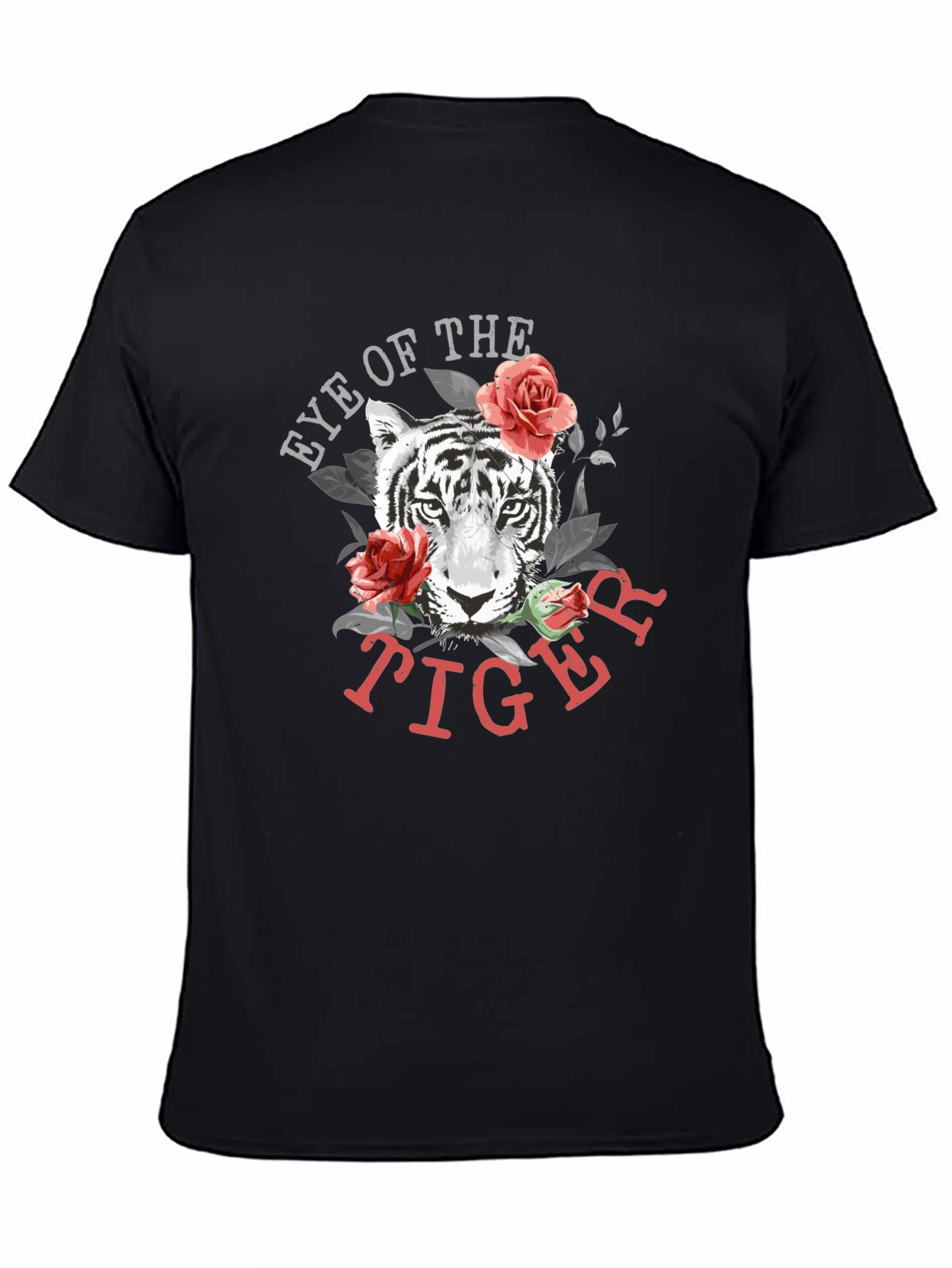 Eye of the Tiger Graphic T-Shirt - Black
