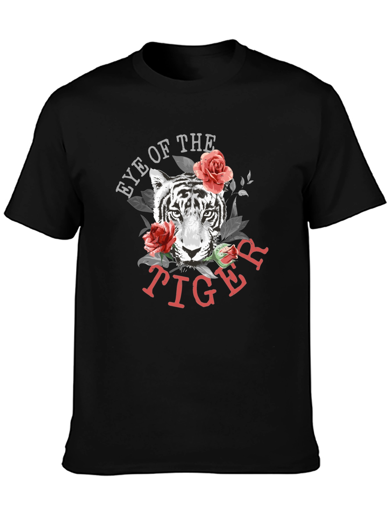 Eye of the Tiger Graphic T-Shirt - Black