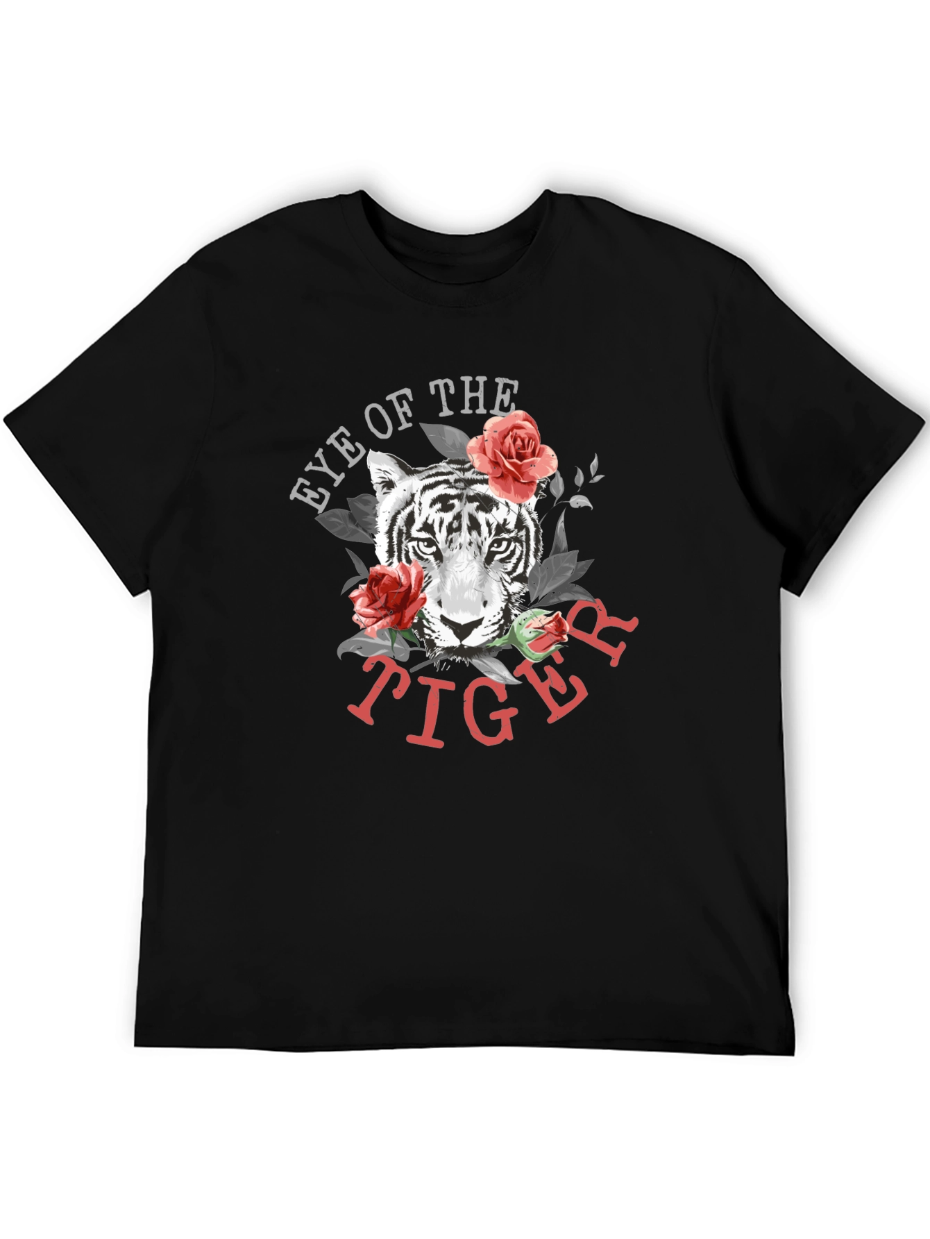 Eye of the Tiger Graphic T-Shirt - Black