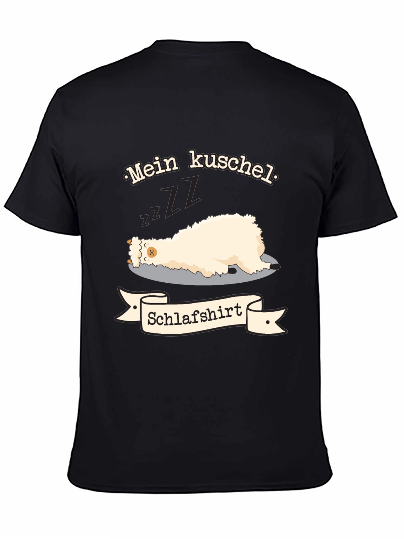 Mein Kuschel Schlafshirt - Sleeping Llama T-Shirt