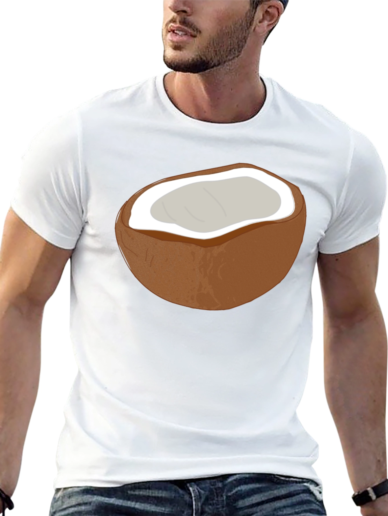 Coconut Graphic Tee - Island Vibes