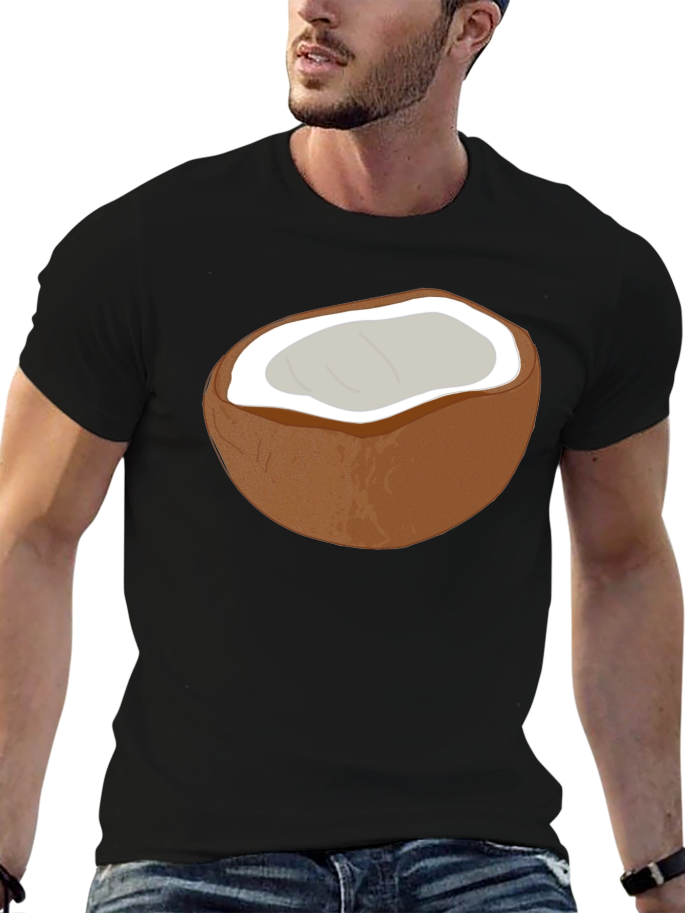 Coconut Graphic Tee - Island Vibes