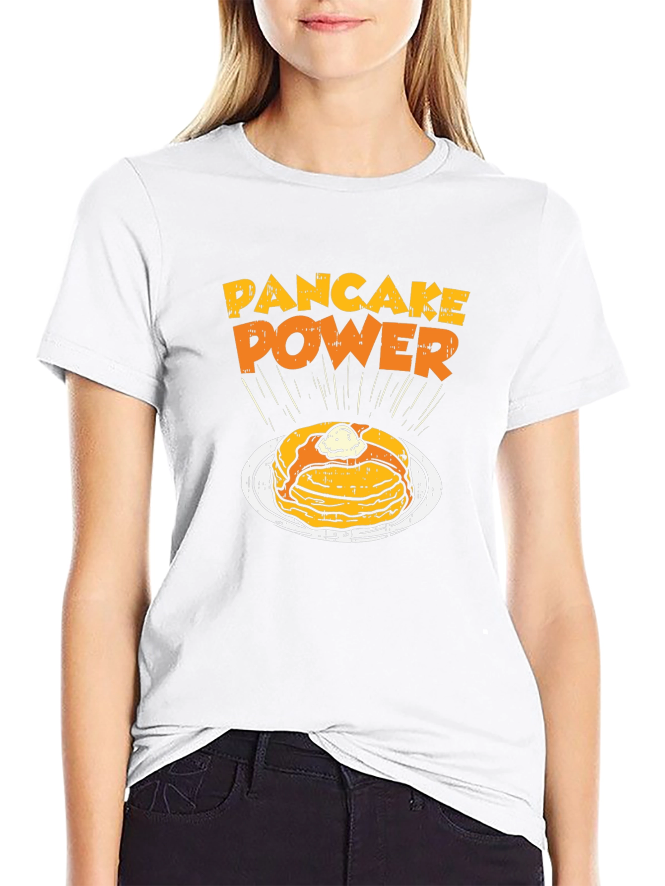 Pancake Power T-Shirt - Funny Breakfast Tee