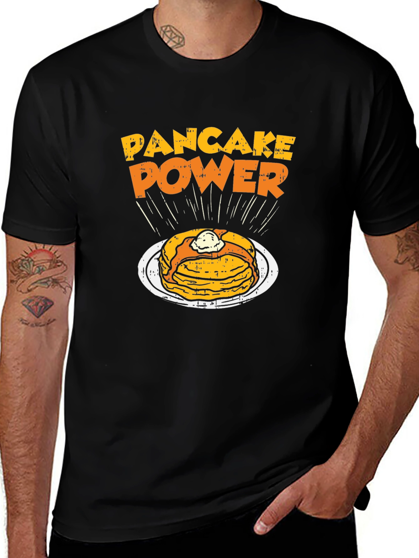 Pancake Power T-Shirt - Funny Breakfast Tee