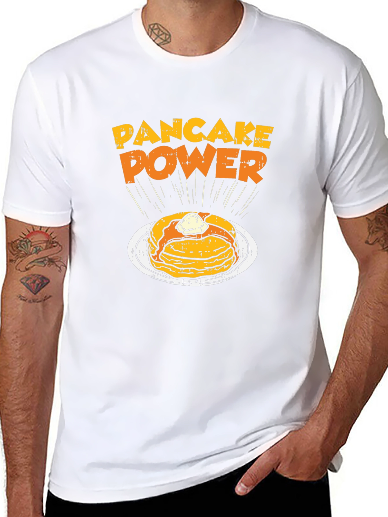 Pancake Power T-Shirt - Funny Breakfast Tee