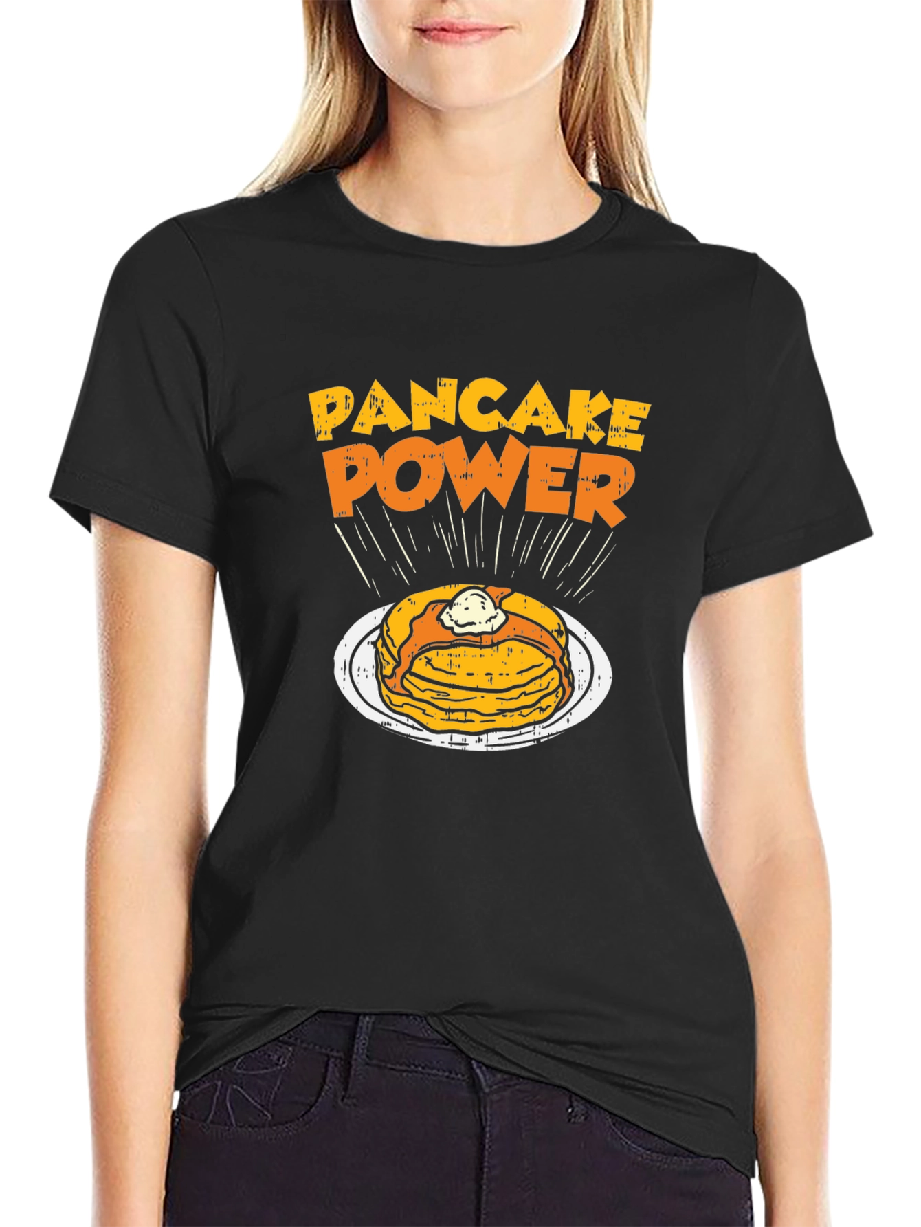 Pancake Power T-Shirt - Funny Breakfast Tee