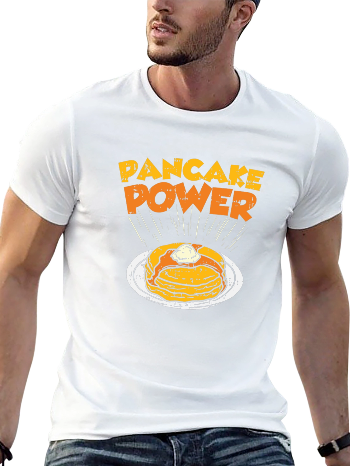 Pancake Power T-Shirt - Funny Breakfast Tee