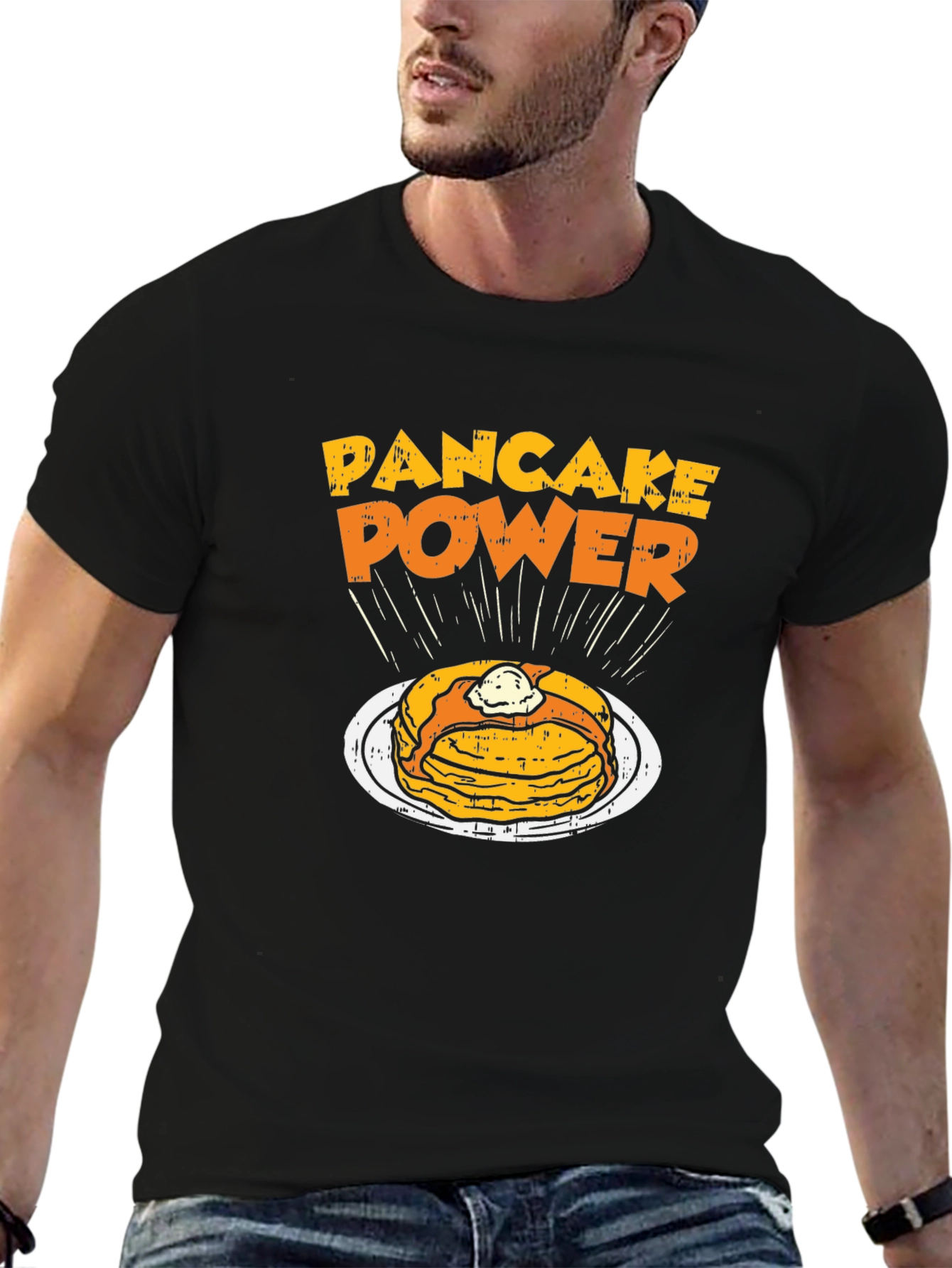 Pancake Power T-Shirt - Funny Breakfast Tee