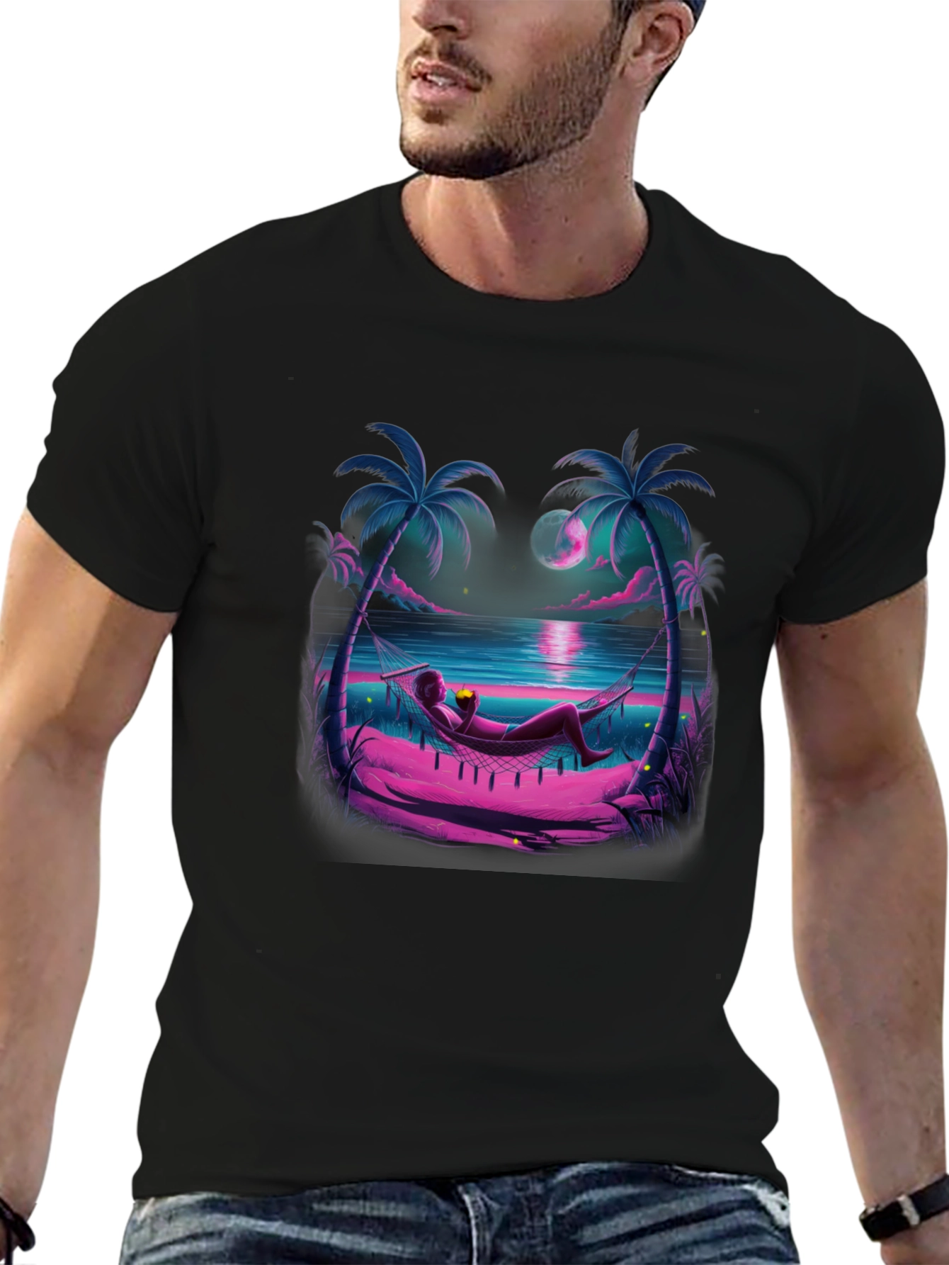 Vaporwave Beach T-Shirt