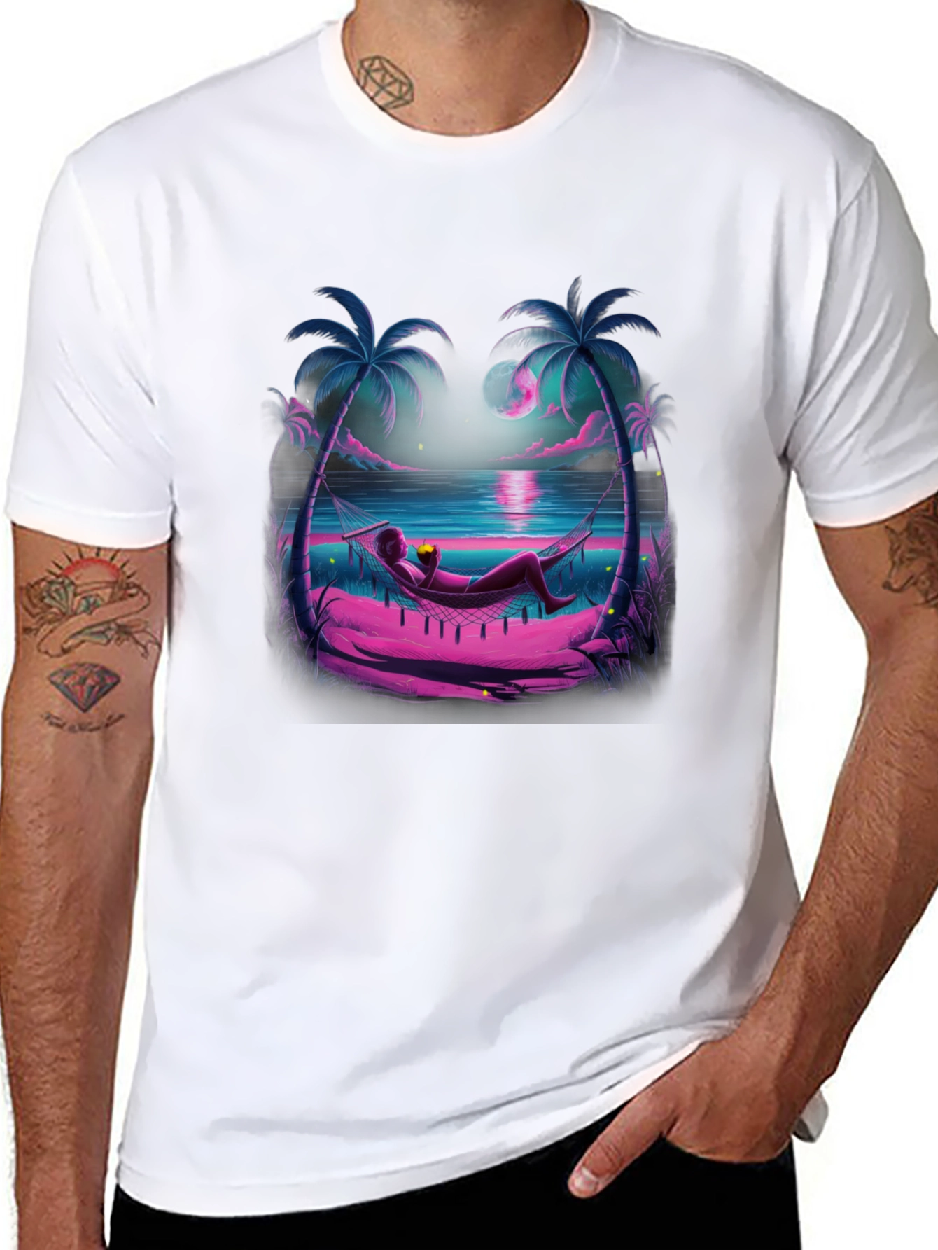 Vaporwave Beach T-Shirt