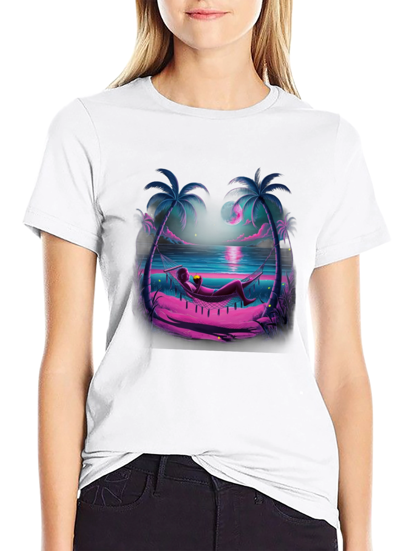 Vaporwave Beach T-Shirt