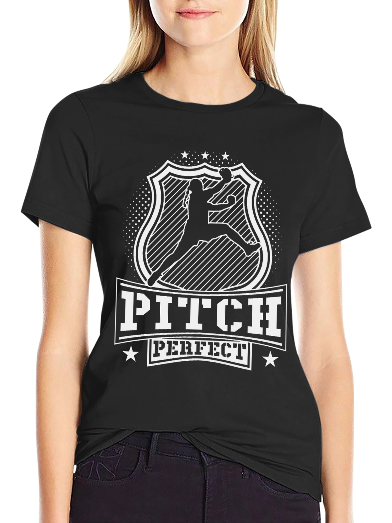 Pitch Perfect Graphic T-Shirt - Black