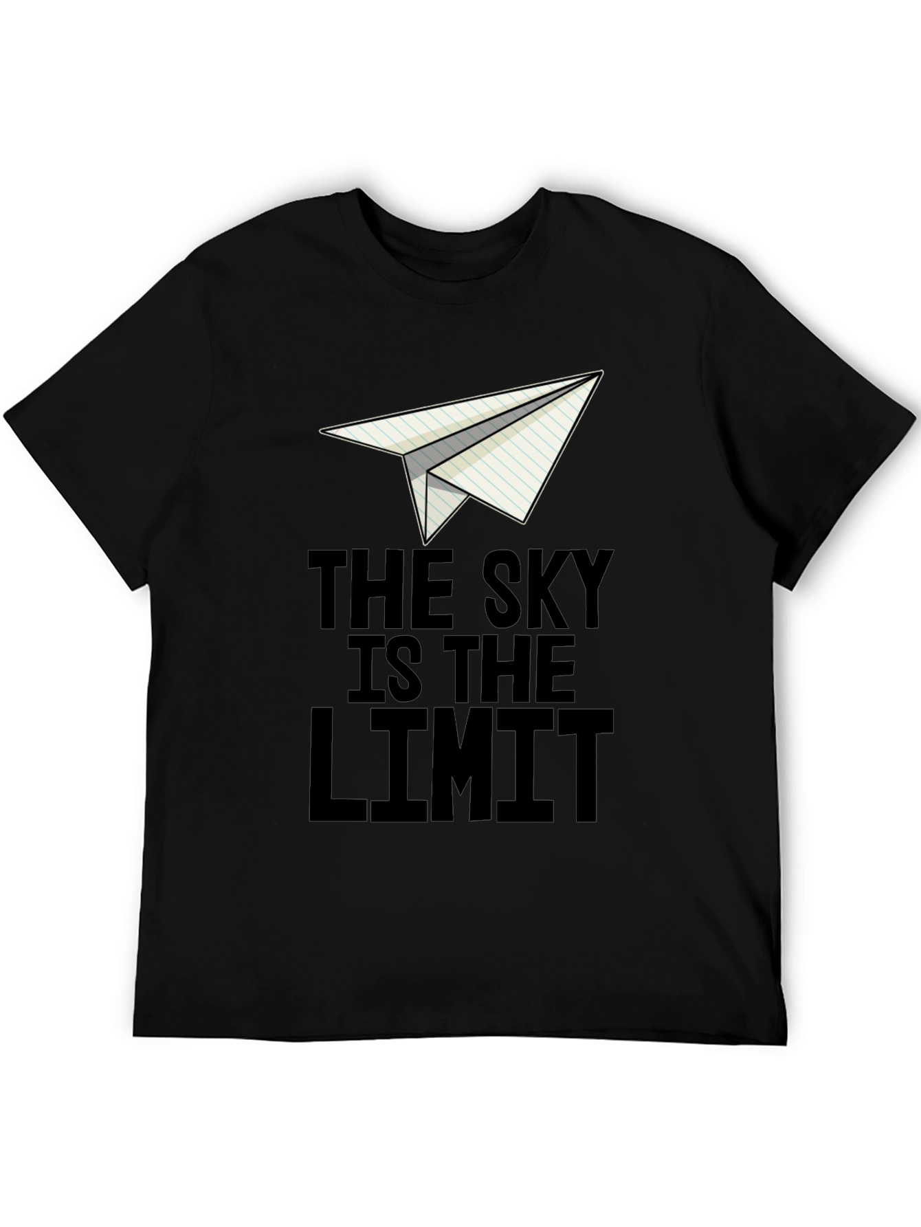 Skys The Limit Paper Plane Graphic Tee - Unisex