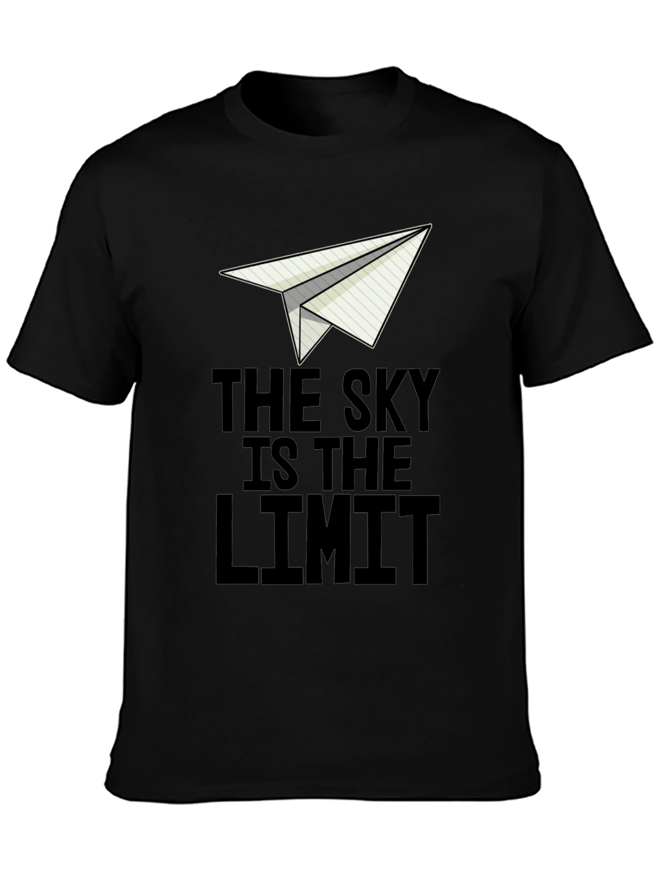 Skys The Limit Paper Plane Graphic Tee - Unisex