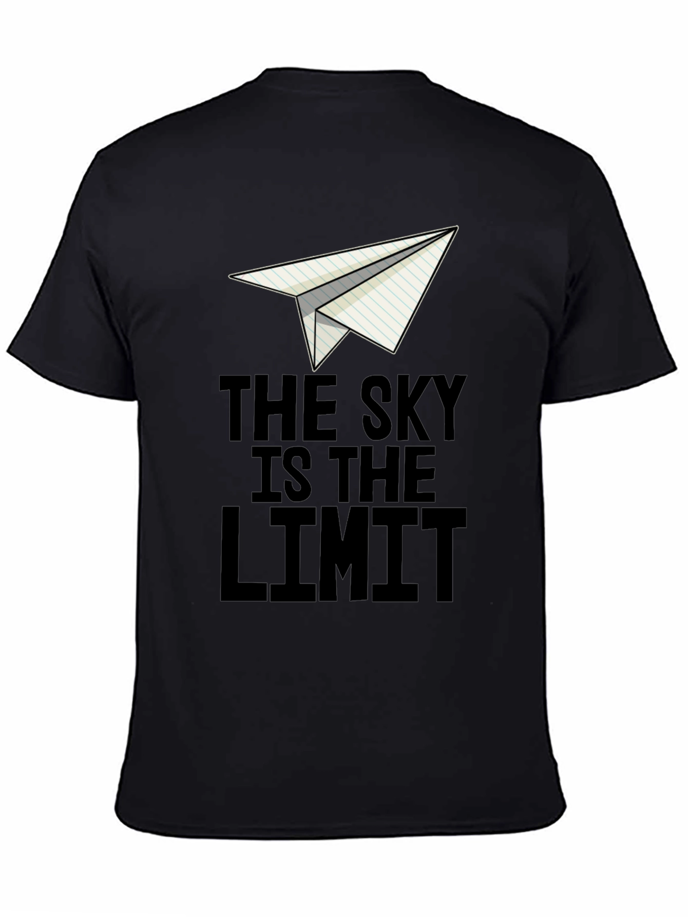 Skys The Limit Paper Plane Graphic Tee - Unisex