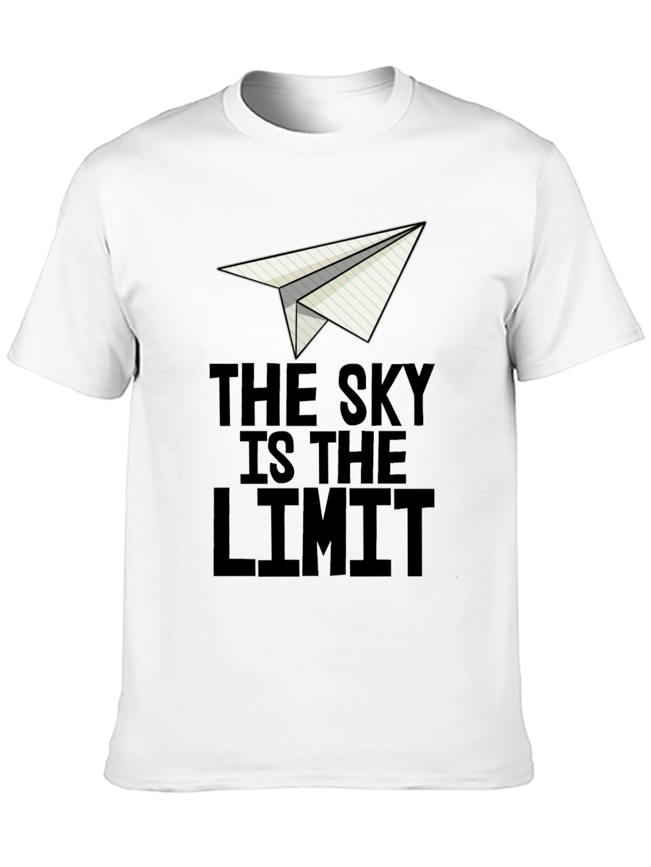 Skys The Limit Paper Plane Graphic Tee - Unisex