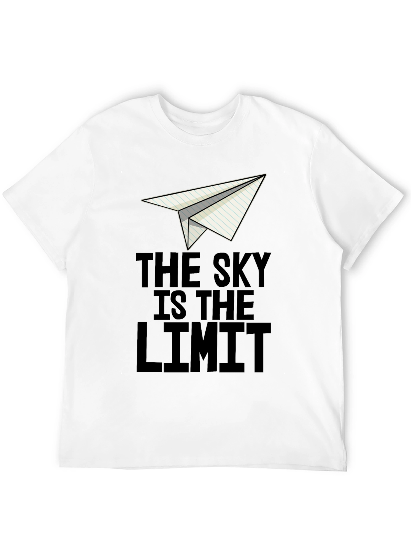 Skys The Limit Paper Plane Graphic Tee - Unisex