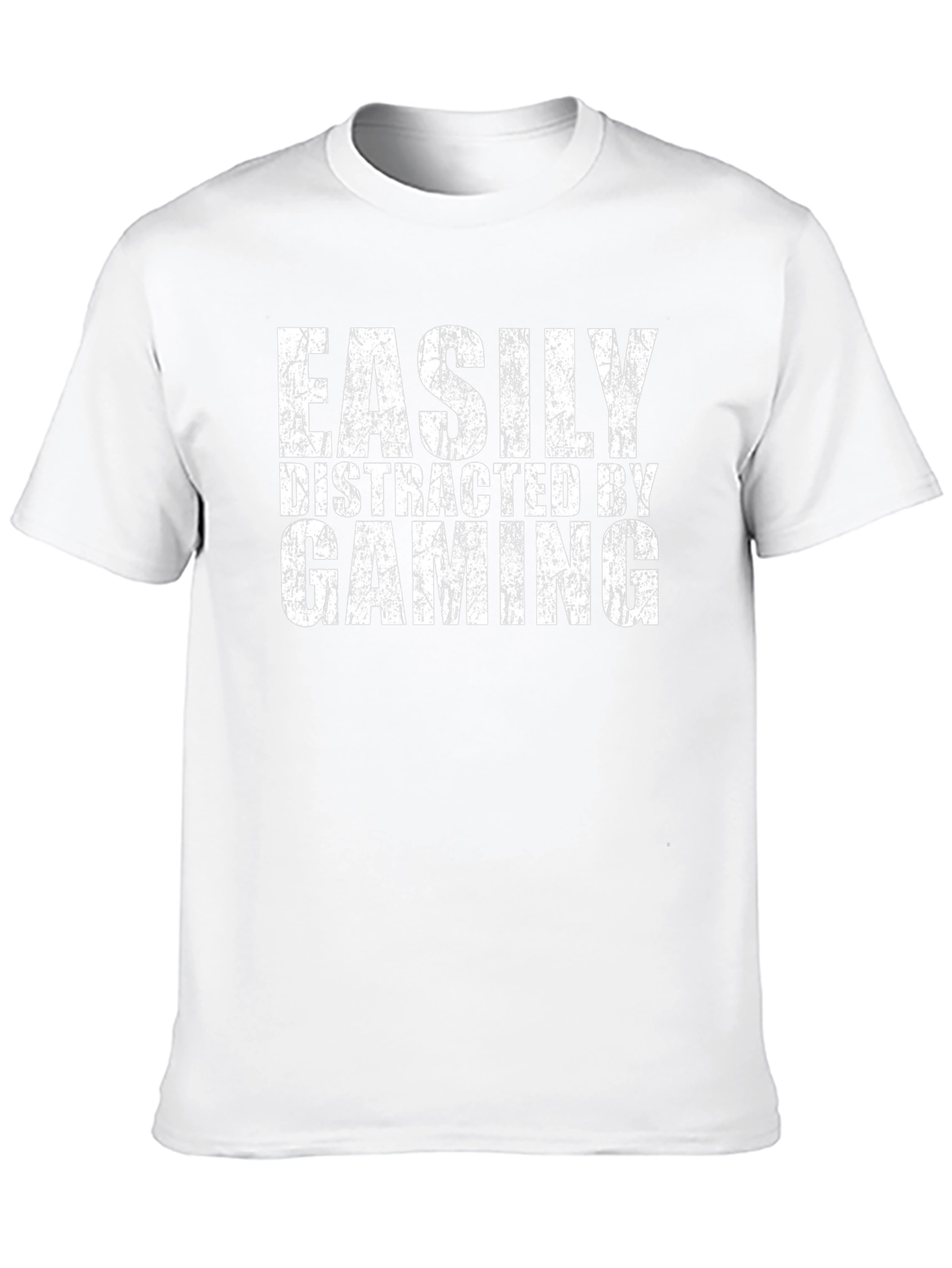 Easily Distracted By Gaming Black T-Shirt