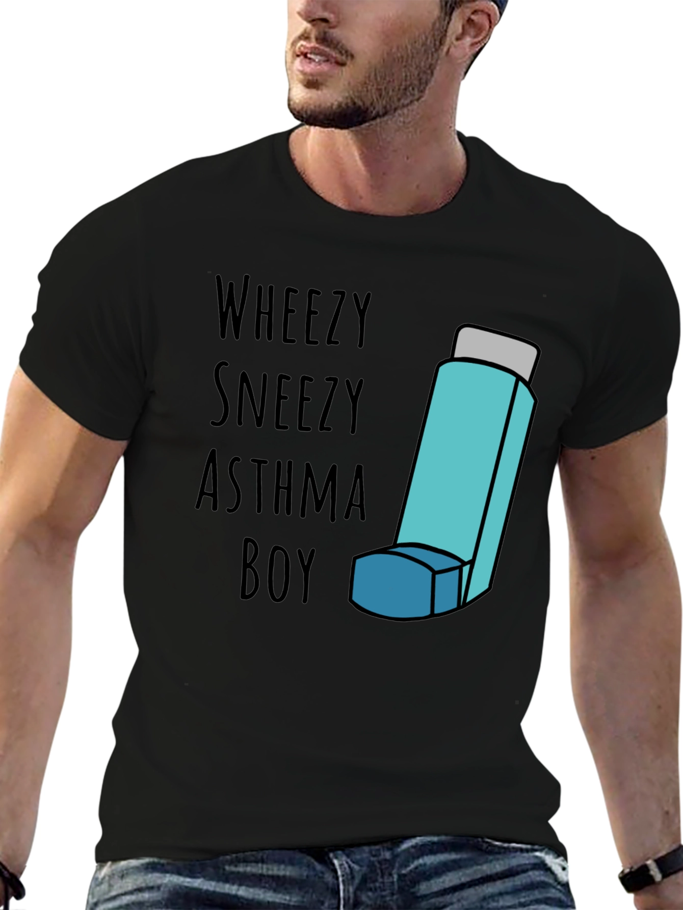Wheezy Sneezy Asthma Boy T-Shirt