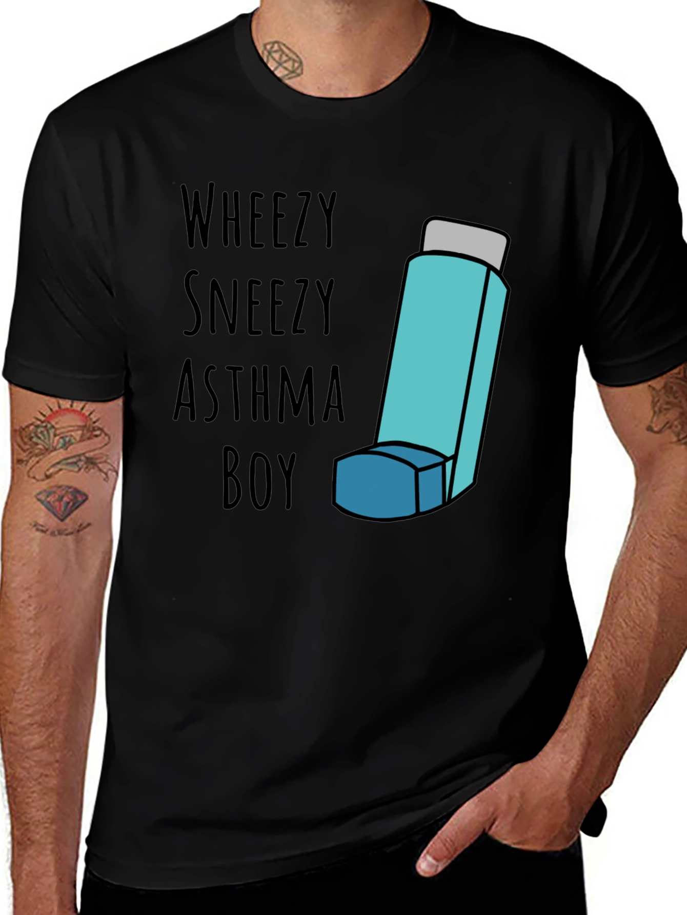 Wheezy Sneezy Asthma Boy T-Shirt