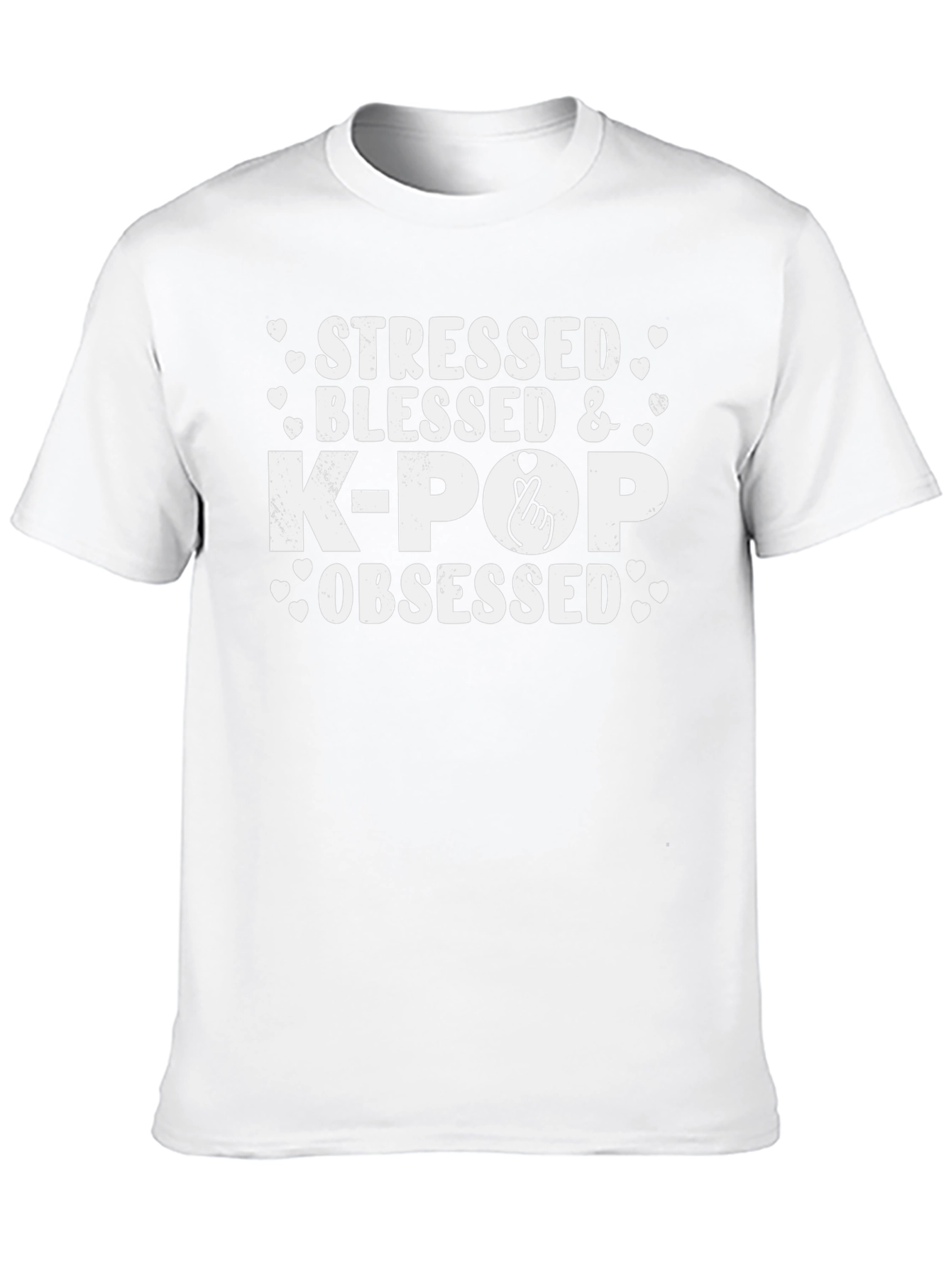 Stressed Blessed & K-Pop Obsessed T-Shirt