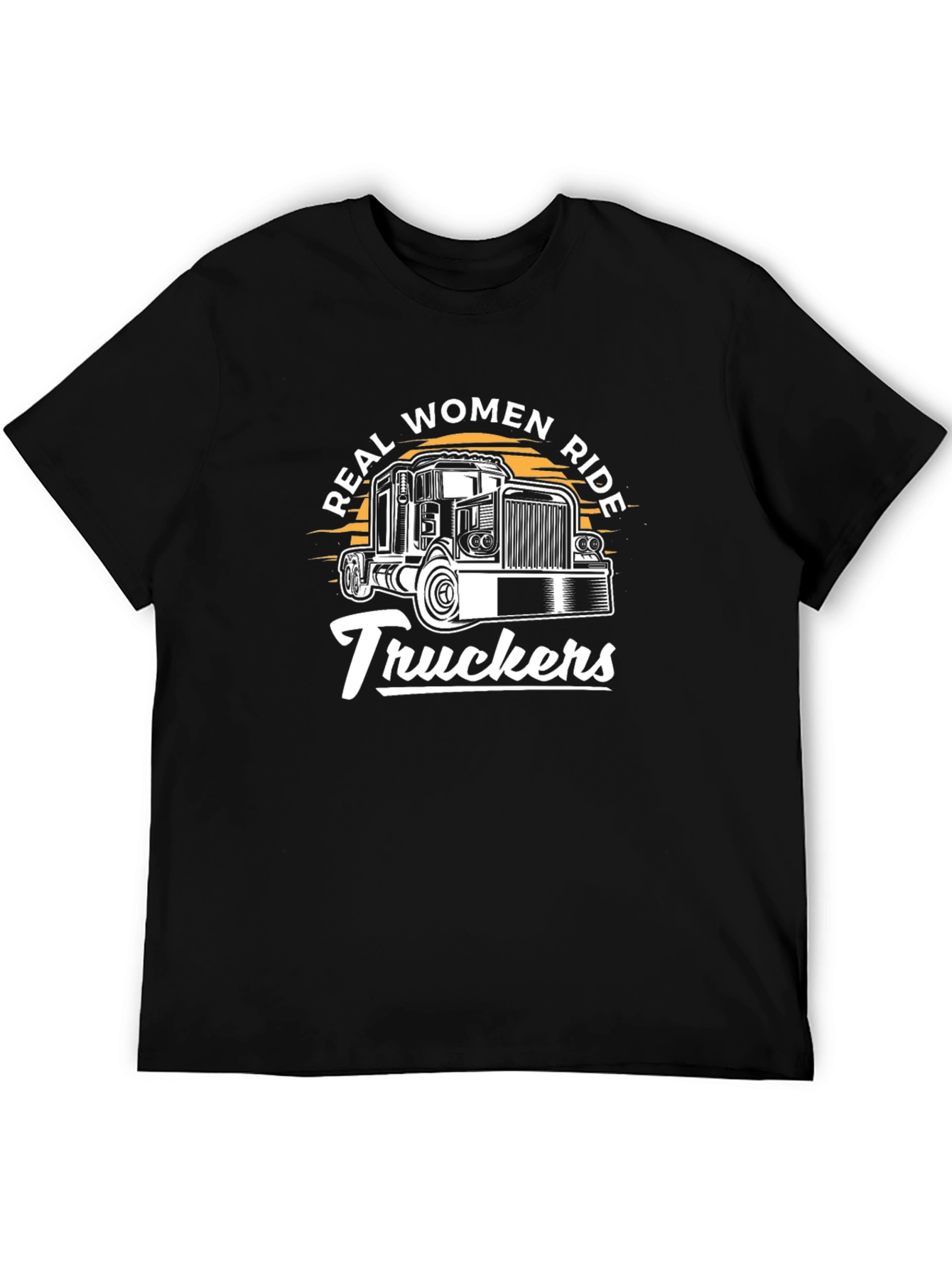 Real Women Ride Truckers Graphic Tee
