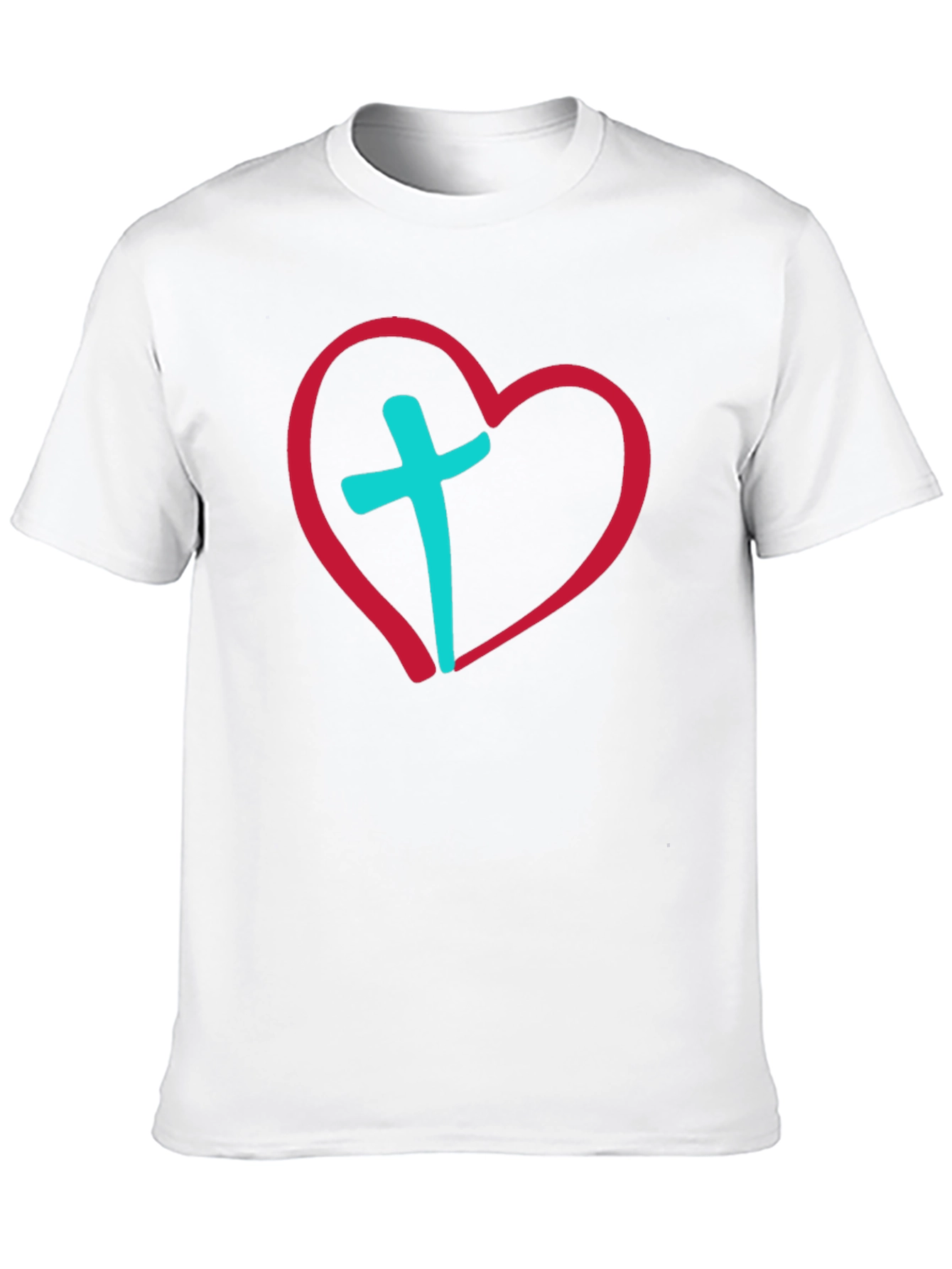Heart and Cross Graphic Tee