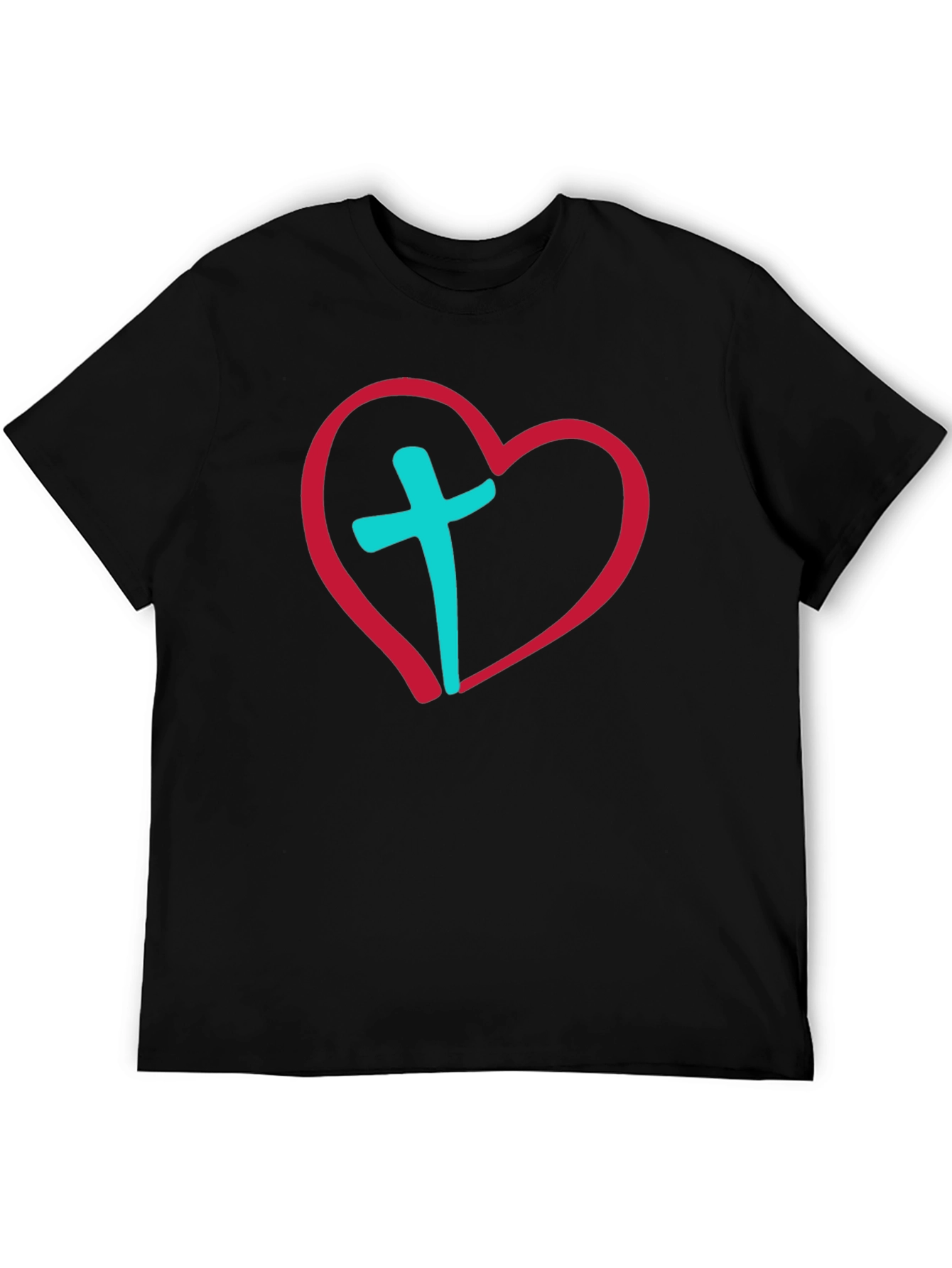 Heart and Cross Graphic Tee
