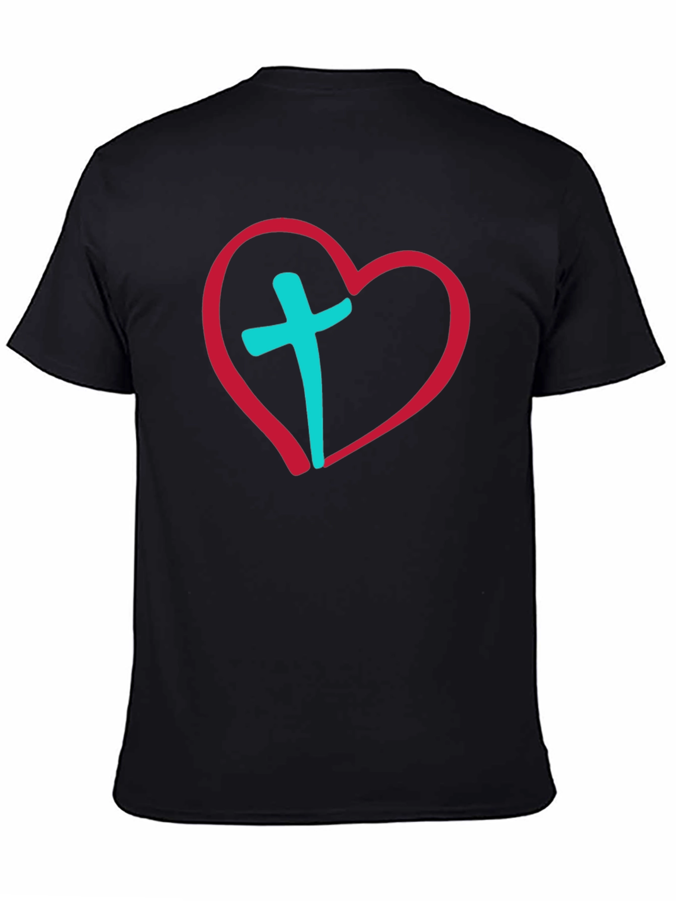 Heart and Cross Graphic Tee