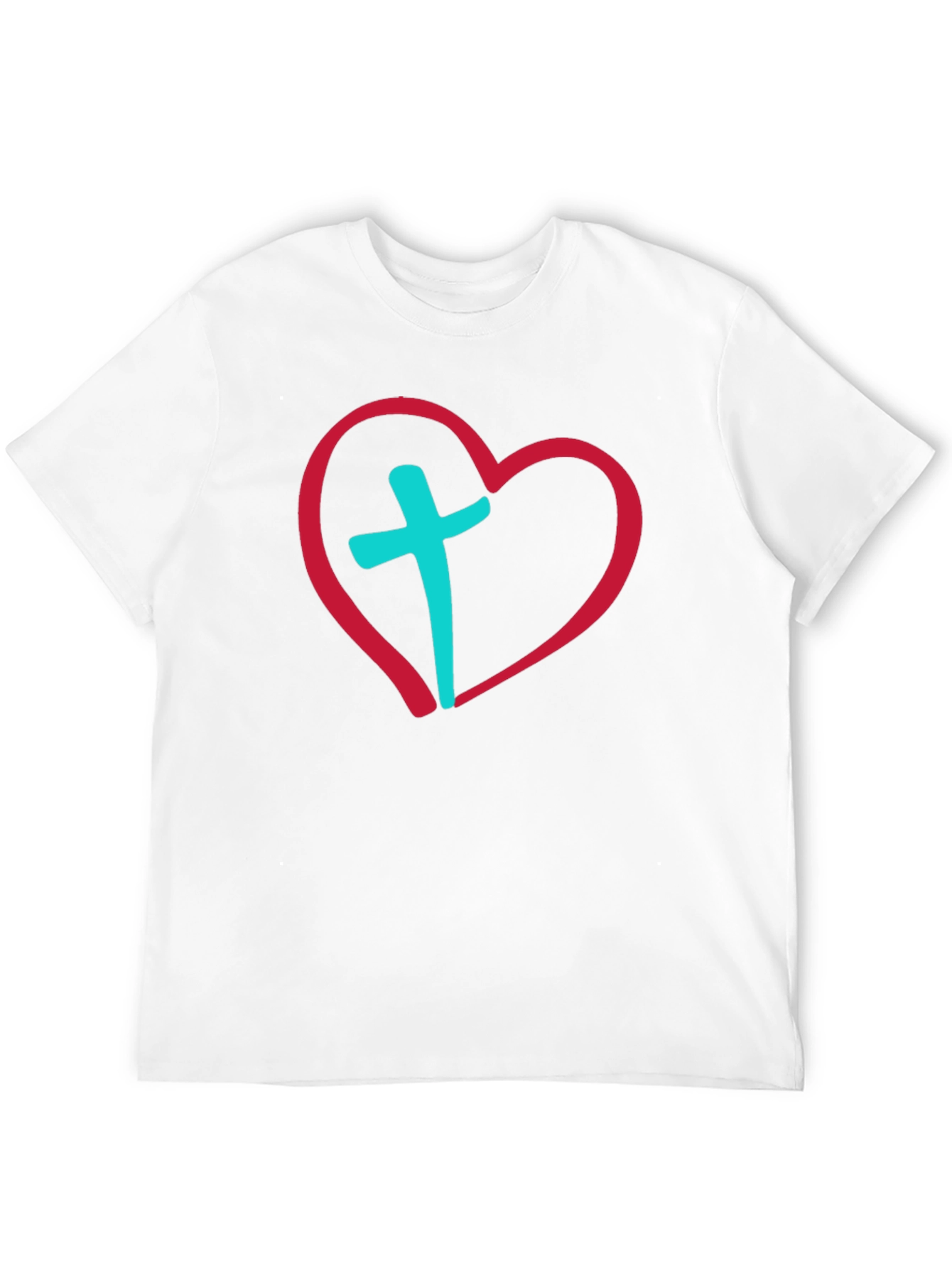 Heart and Cross Graphic Tee