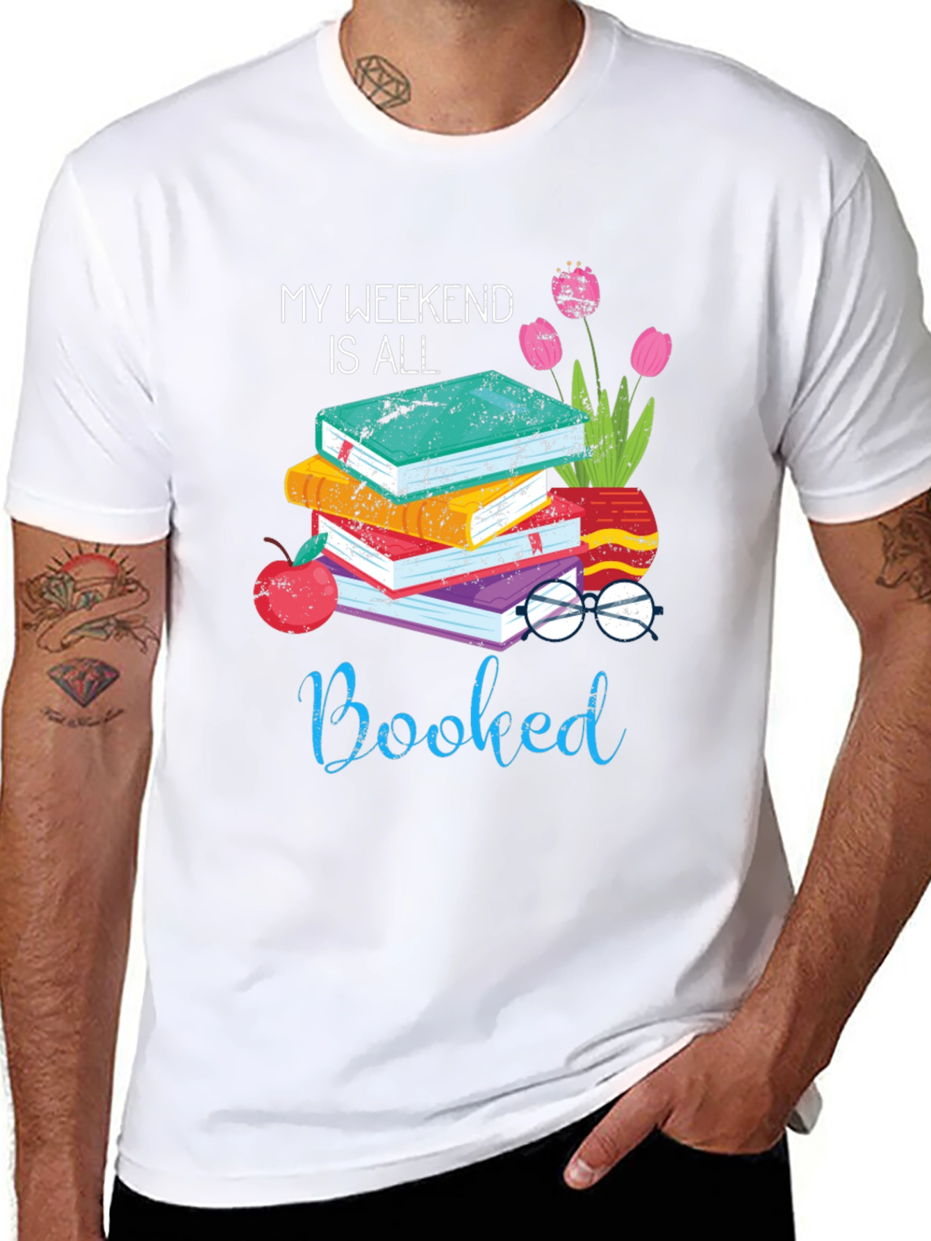 Booked Weekend T-Shirt - Reading Lover Apparel