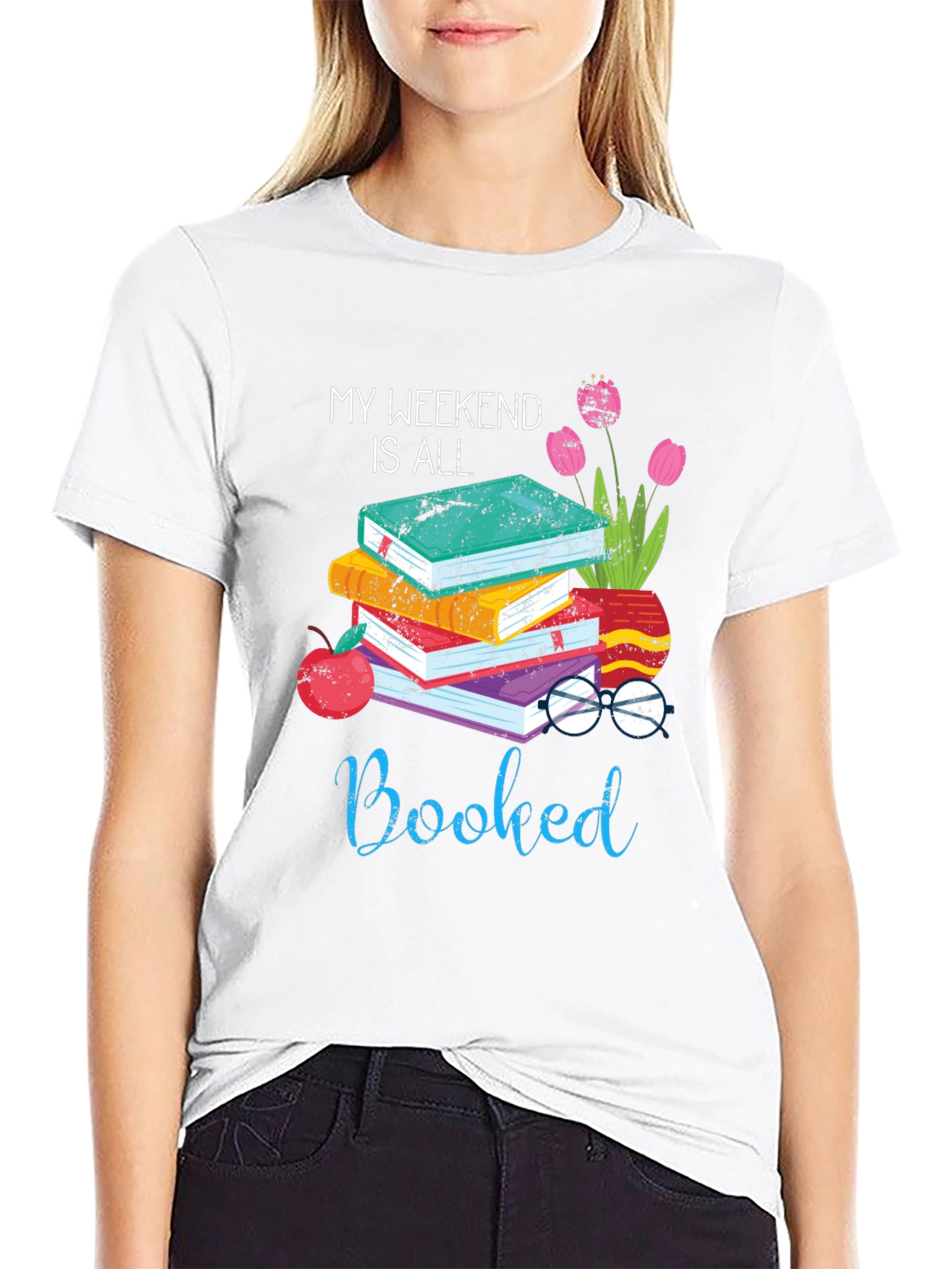 Booked Weekend T-Shirt - Reading Lover Apparel