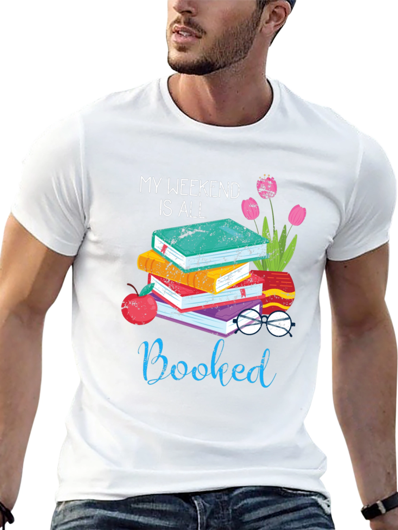 Booked Weekend T-Shirt - Reading Lover Apparel