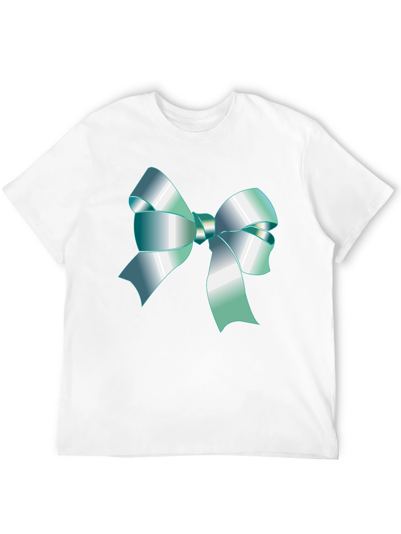 Ribbon Graphic Black T-Shirt