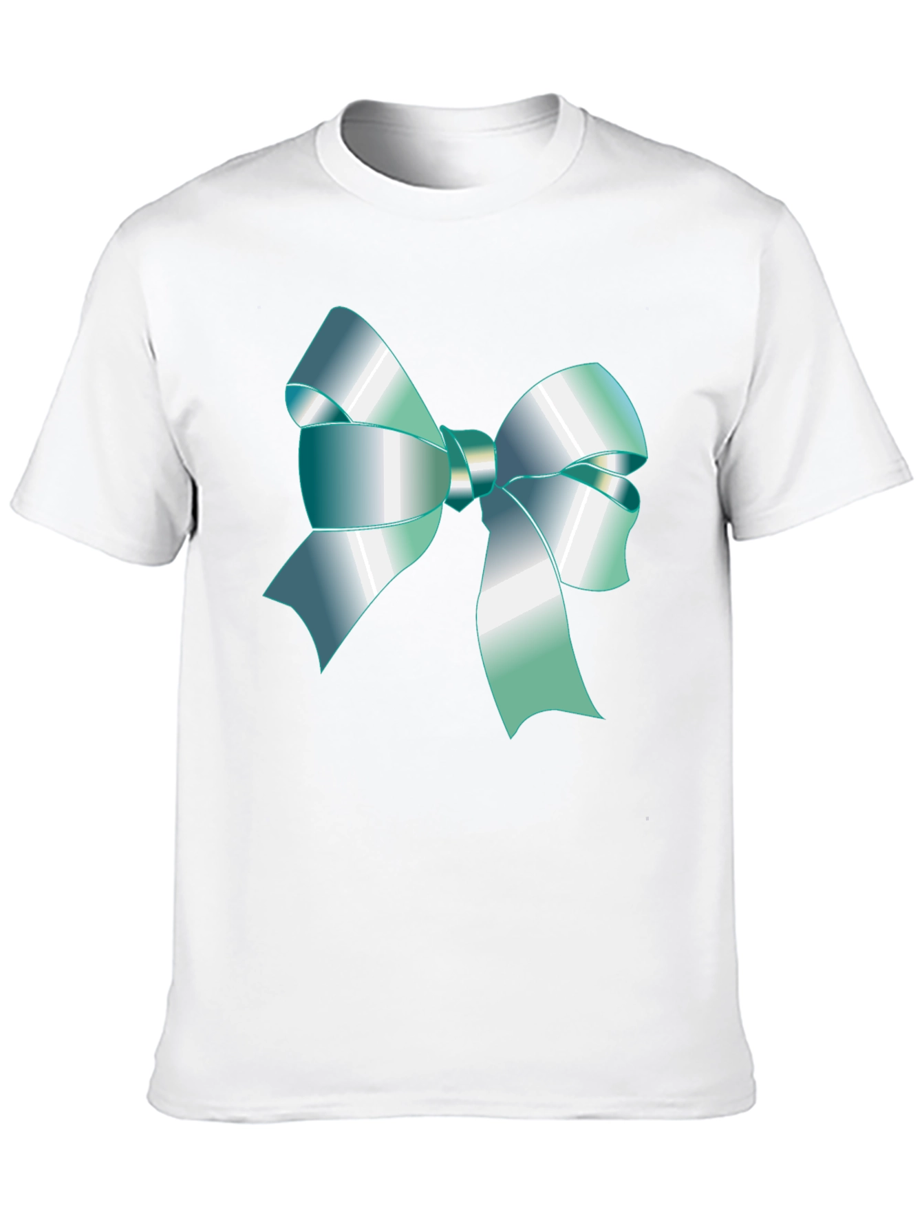Ribbon Graphic Black T-Shirt