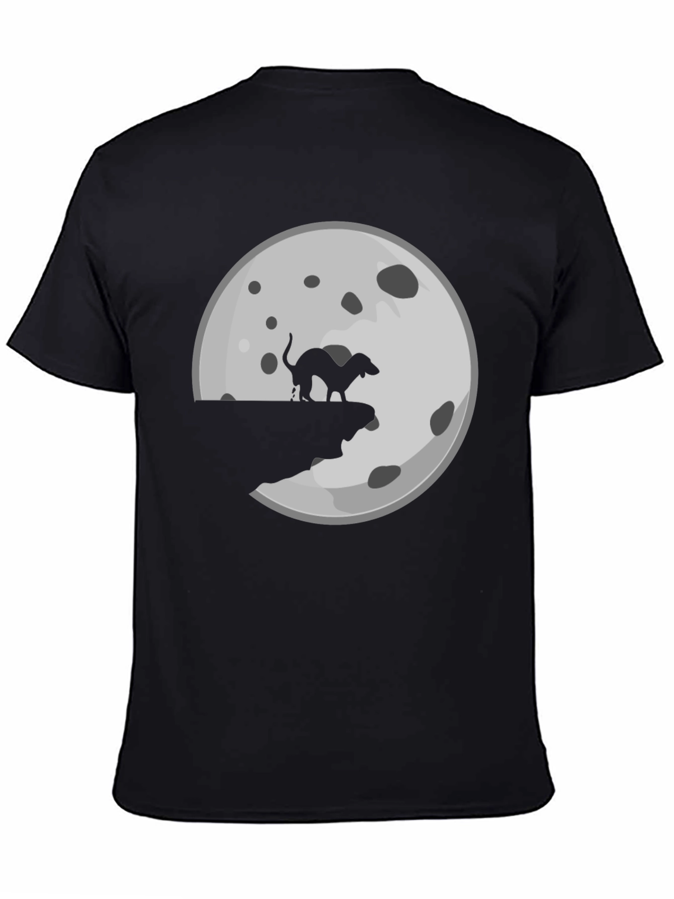 Dog Mooning T-Shirt - Novelty Graphic Tee