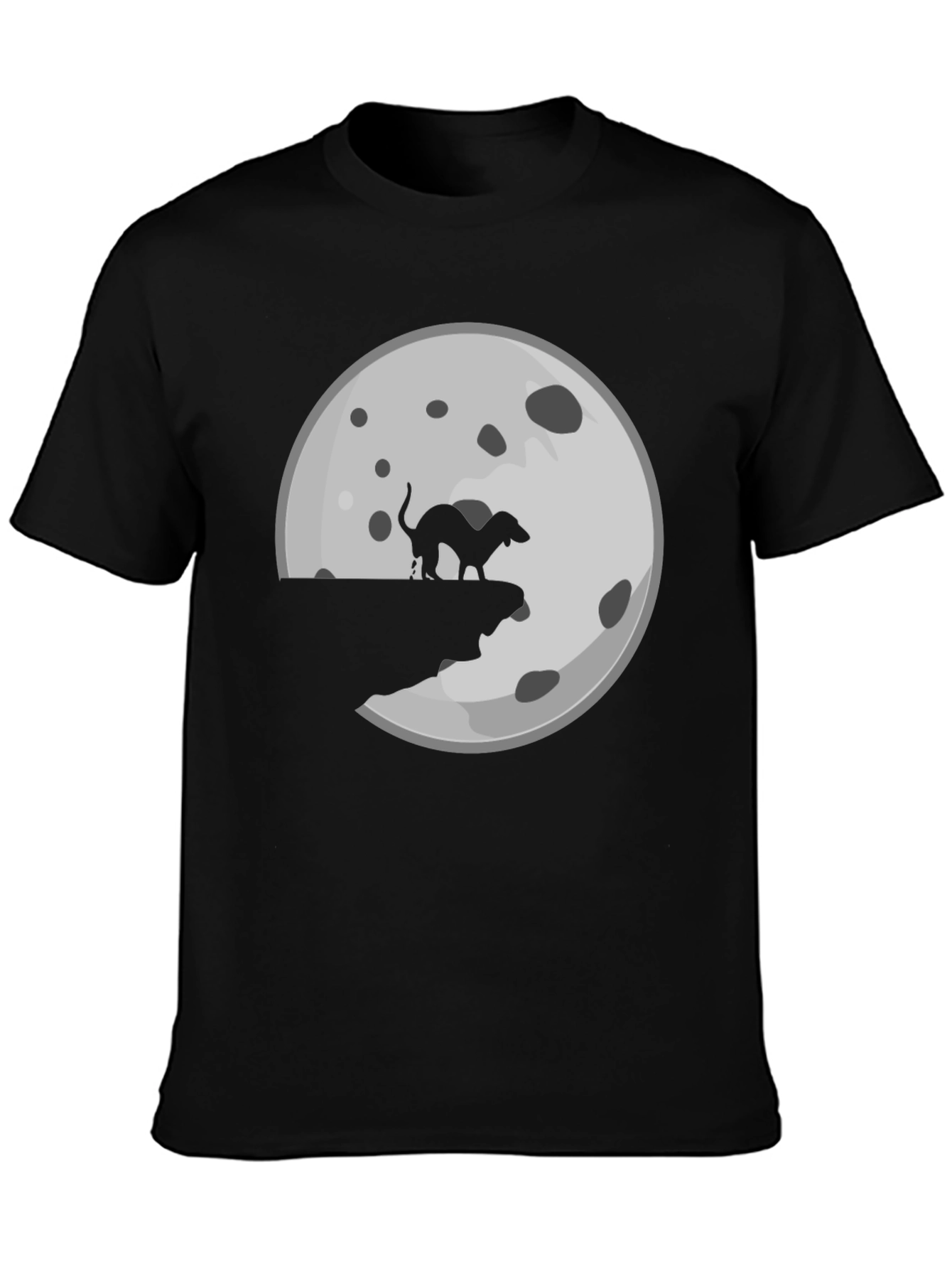 Dog Mooning T-Shirt - Novelty Graphic Tee