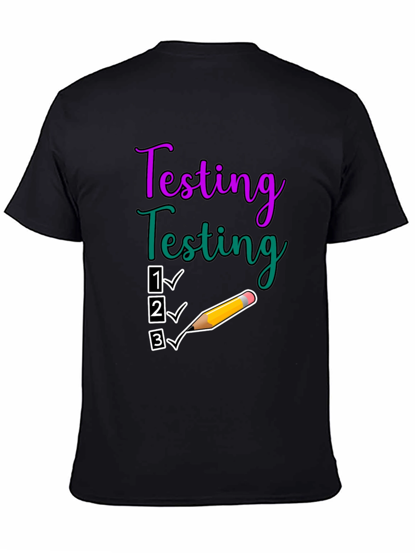 Testing Checklist Graphic T-Shirt