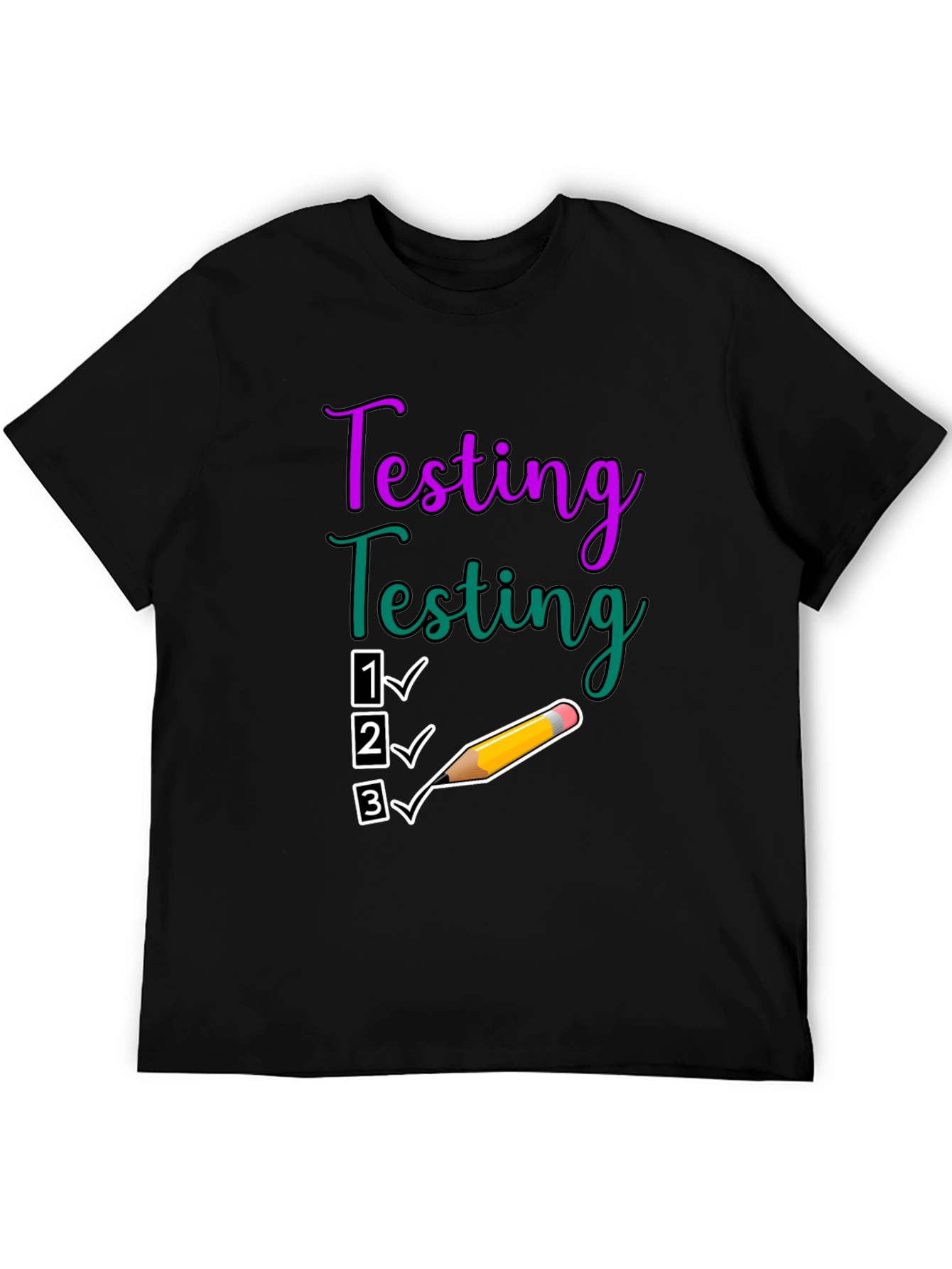 Testing Checklist Graphic T-Shirt
