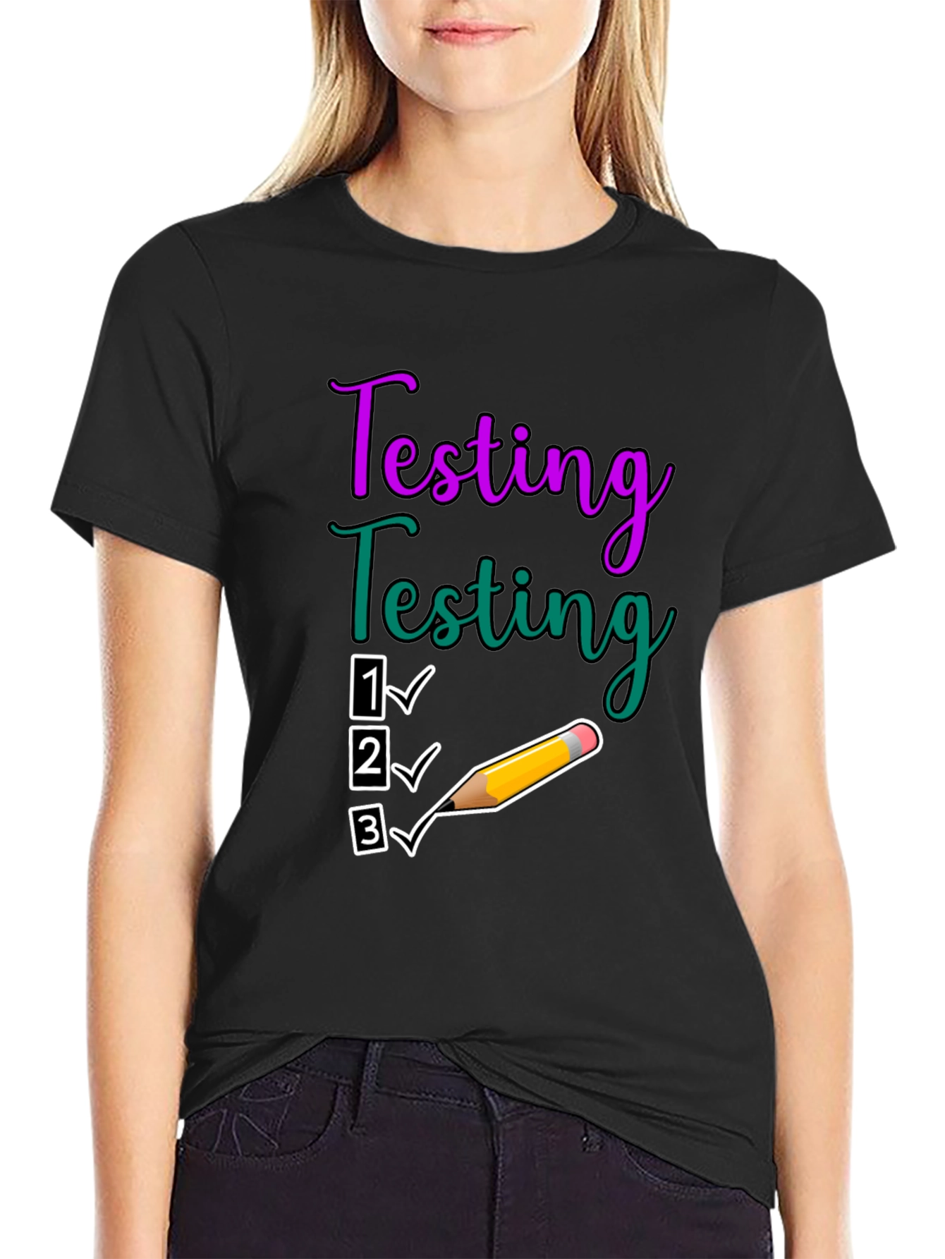 Testing Checklist Graphic T-Shirt