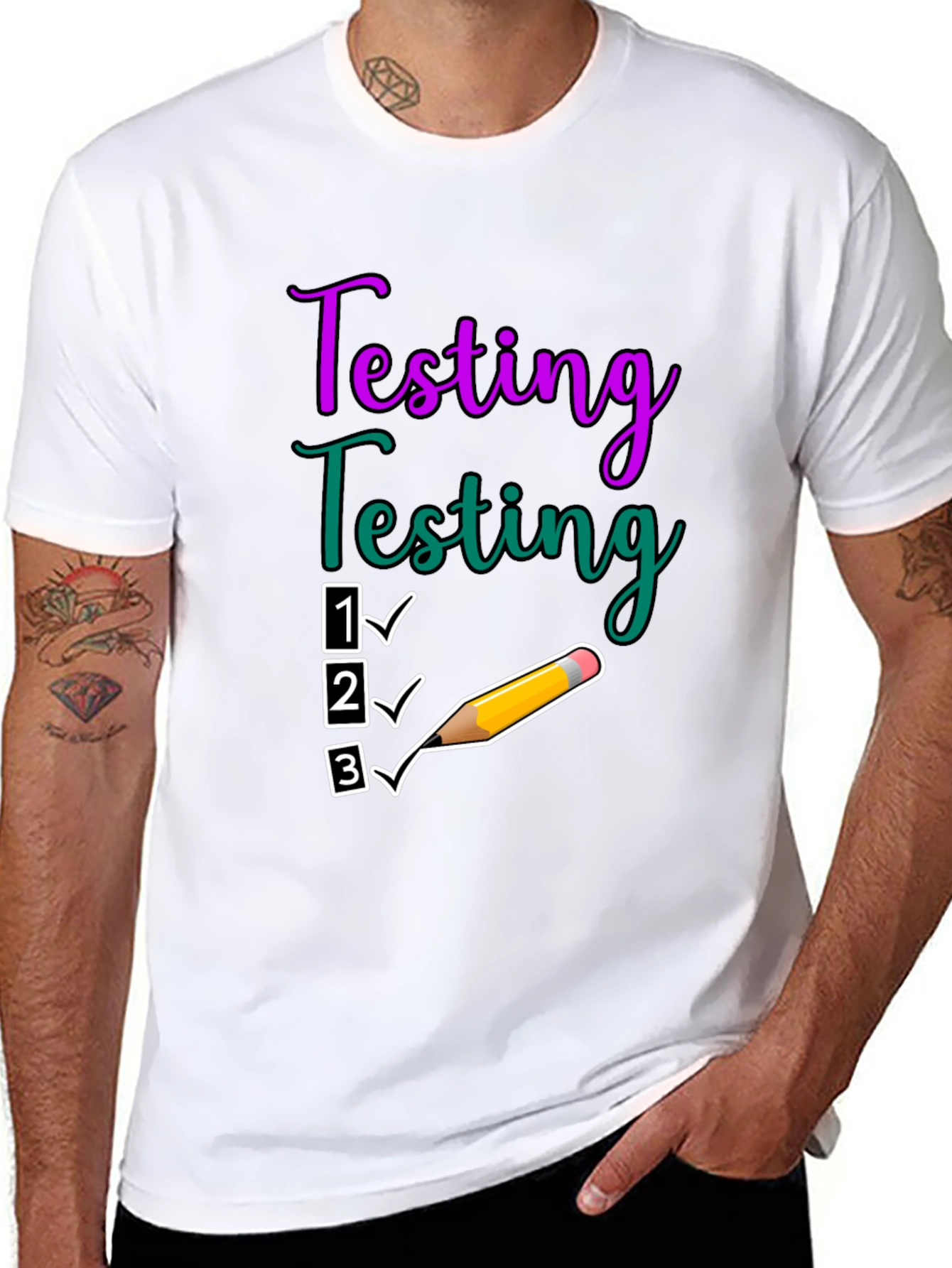 Testing Checklist Graphic T-Shirt