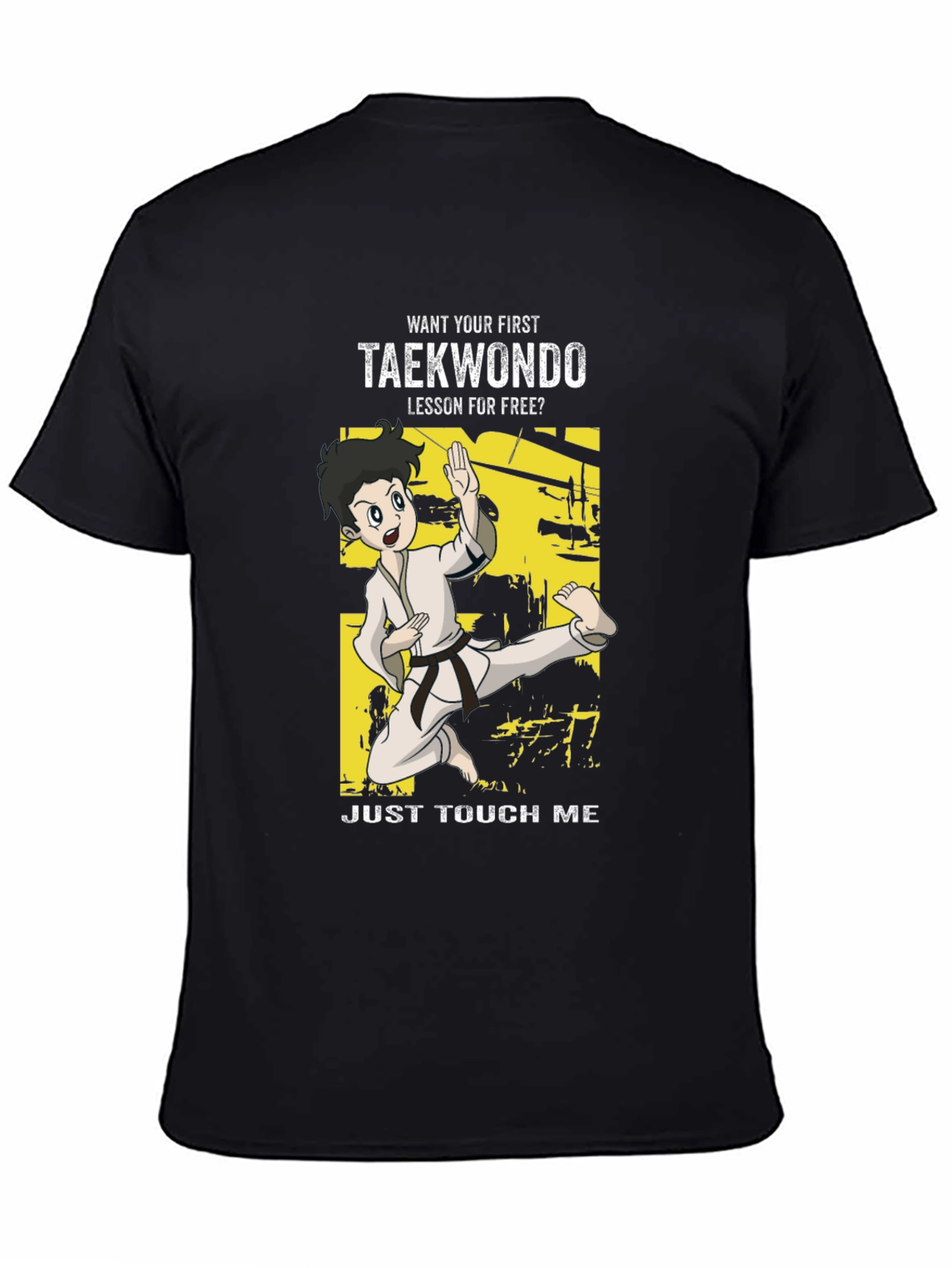 Taekwondo Funny Cartoon T-Shirt