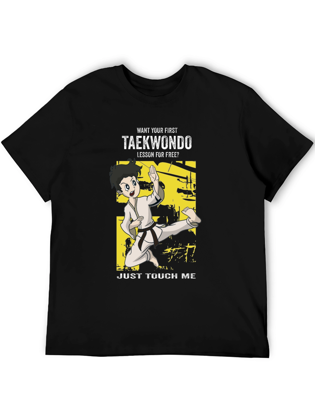 Taekwondo Funny Cartoon T-Shirt