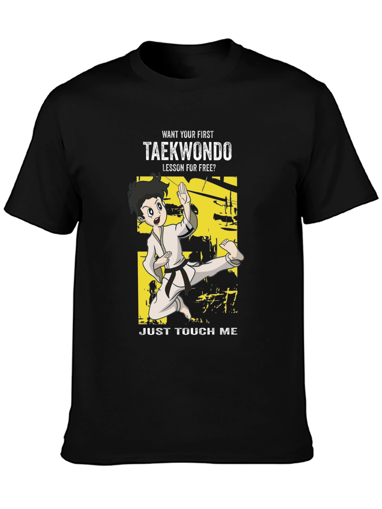 Taekwondo Funny Cartoon T-Shirt