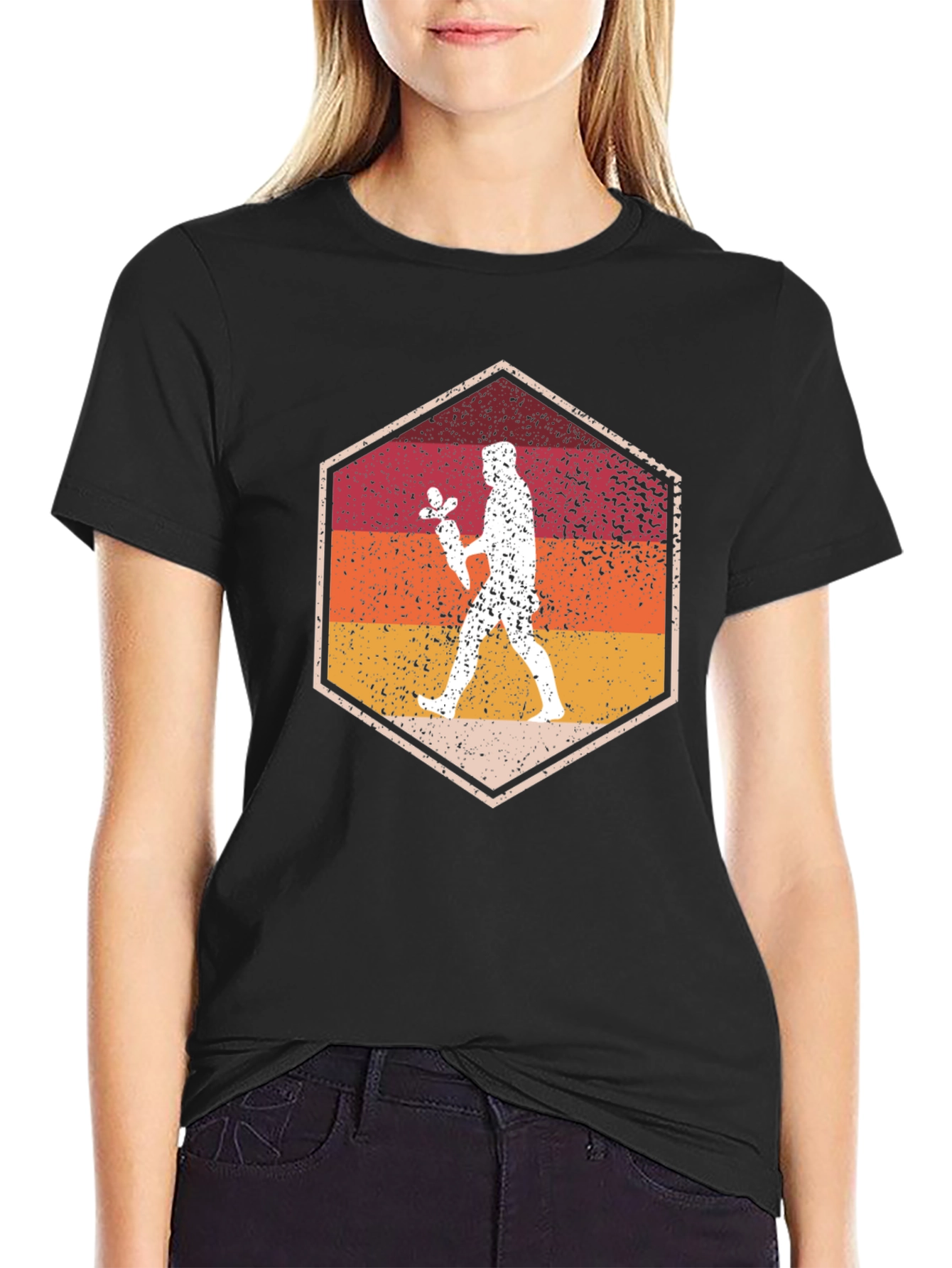 Retro Sunset Silhouette T-Shirt