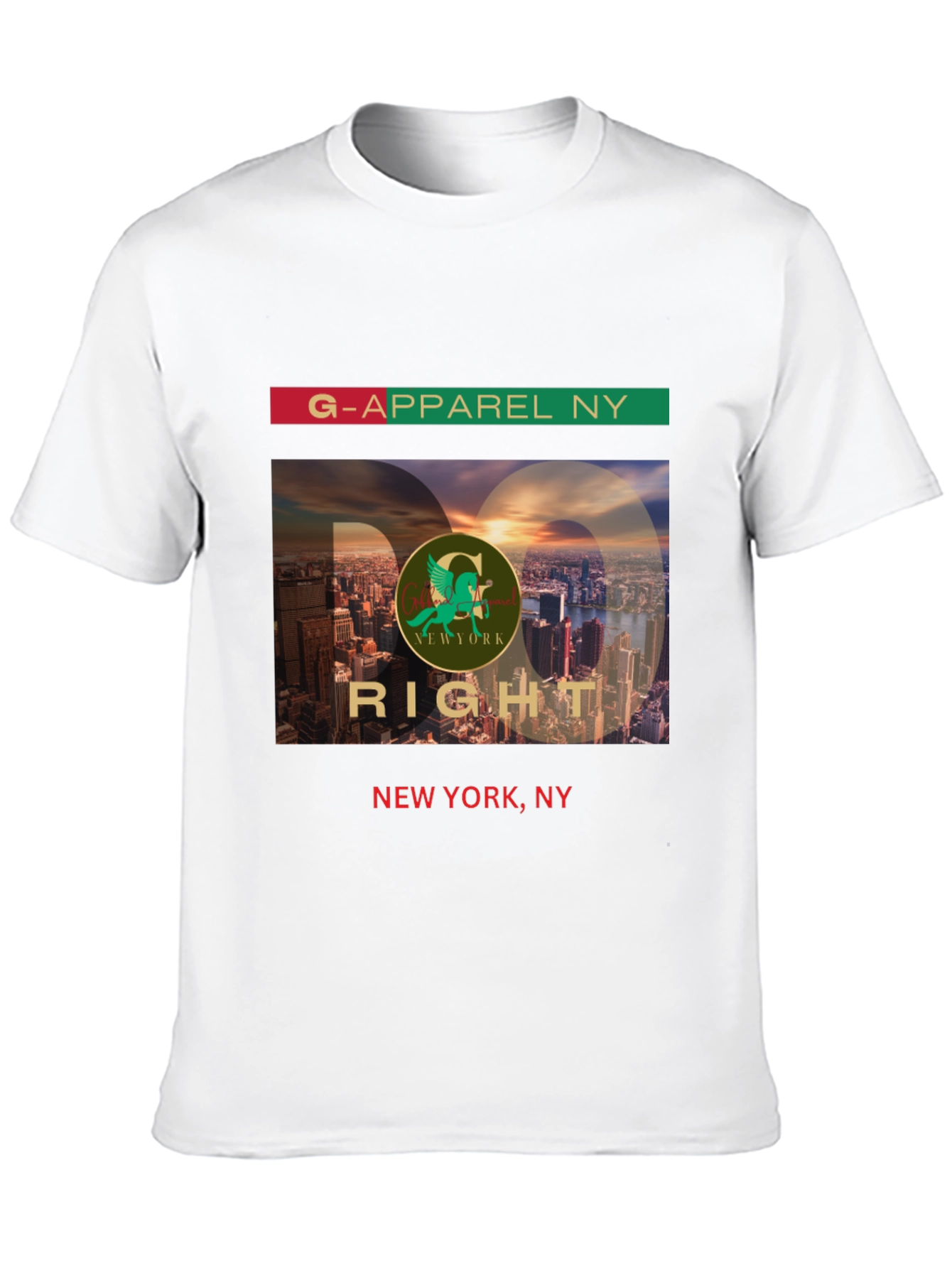 G-Apparel NY Black Graphic Tee