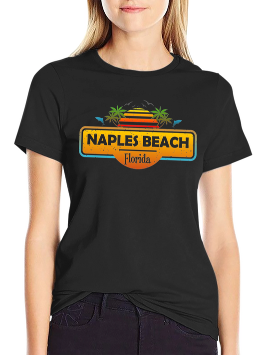 Naples Beach Florida Graphic T-Shirt